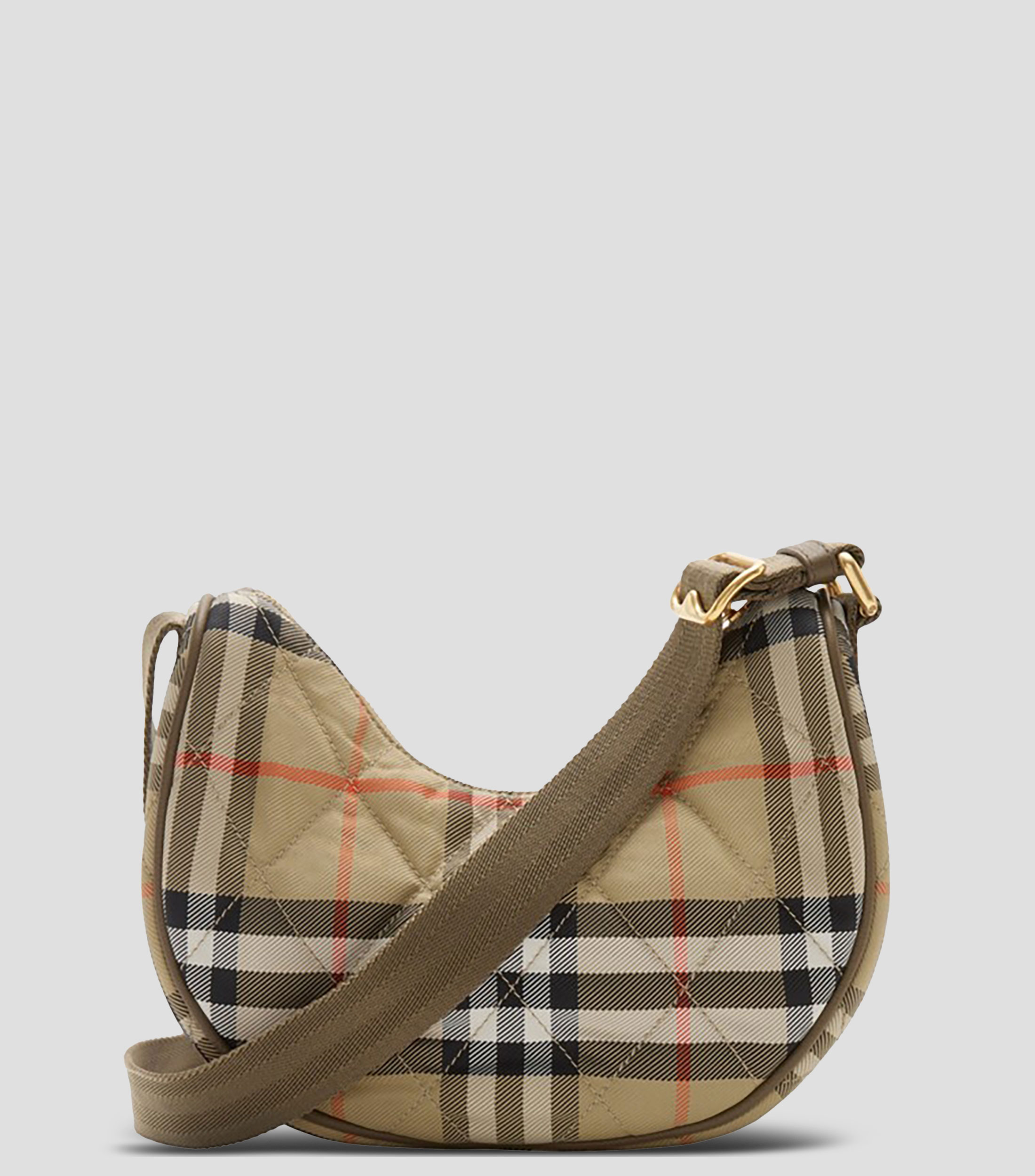 Bandolera Horseshoe con cuadros Mujer