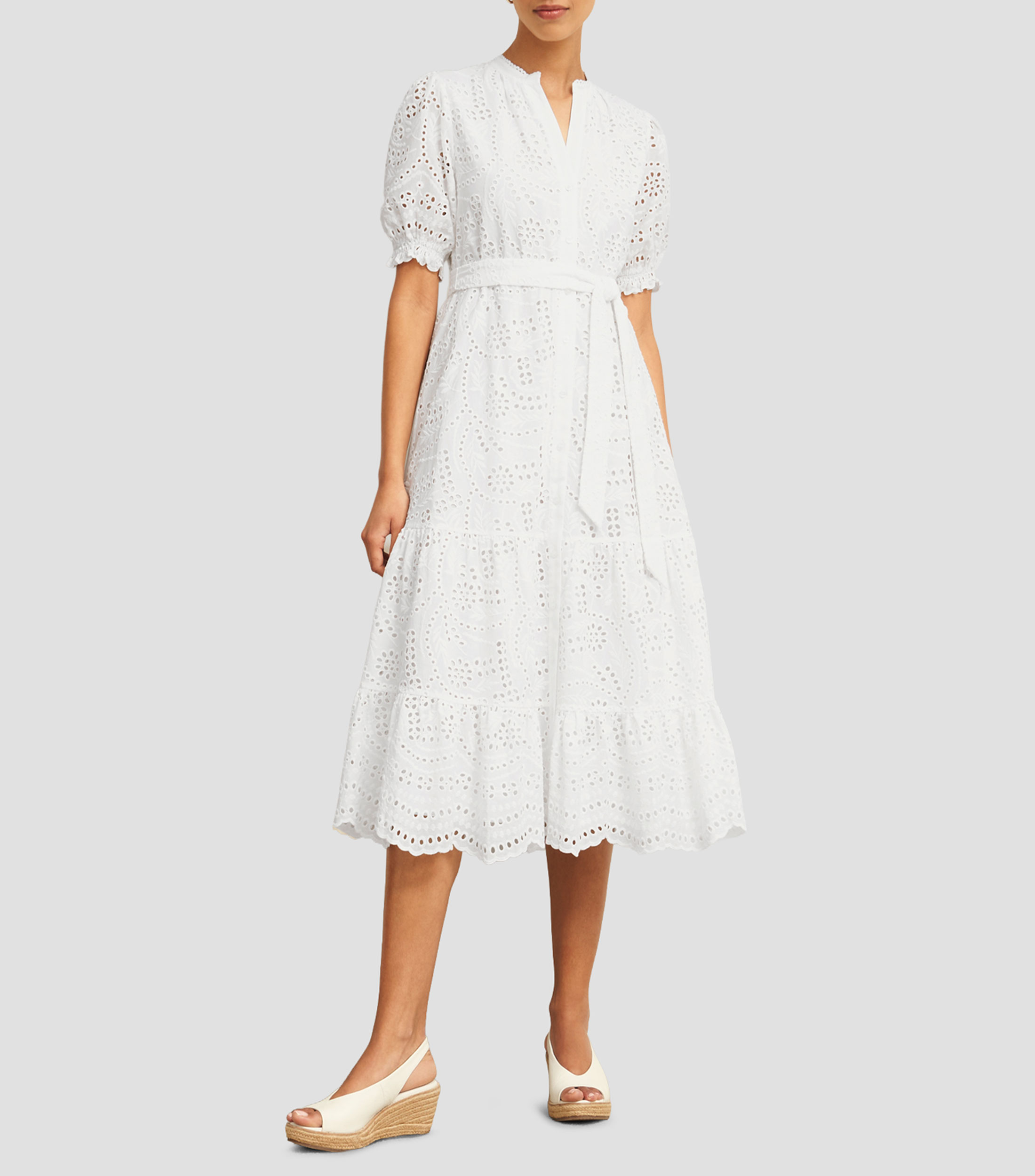 Vestido midi con microdiseños Rosanna Mujer