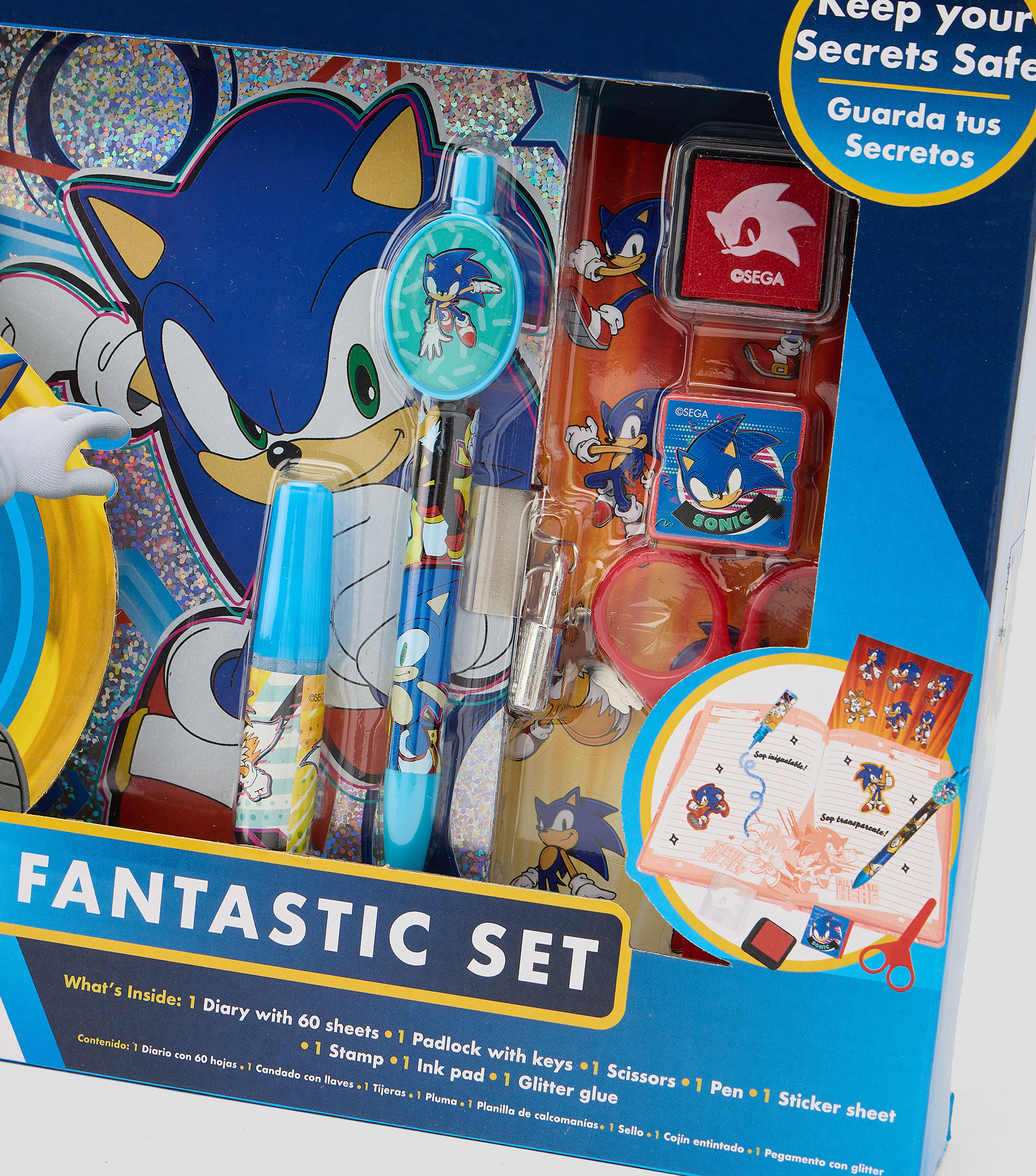 Diario con accesorios Sonic The Hedgehog