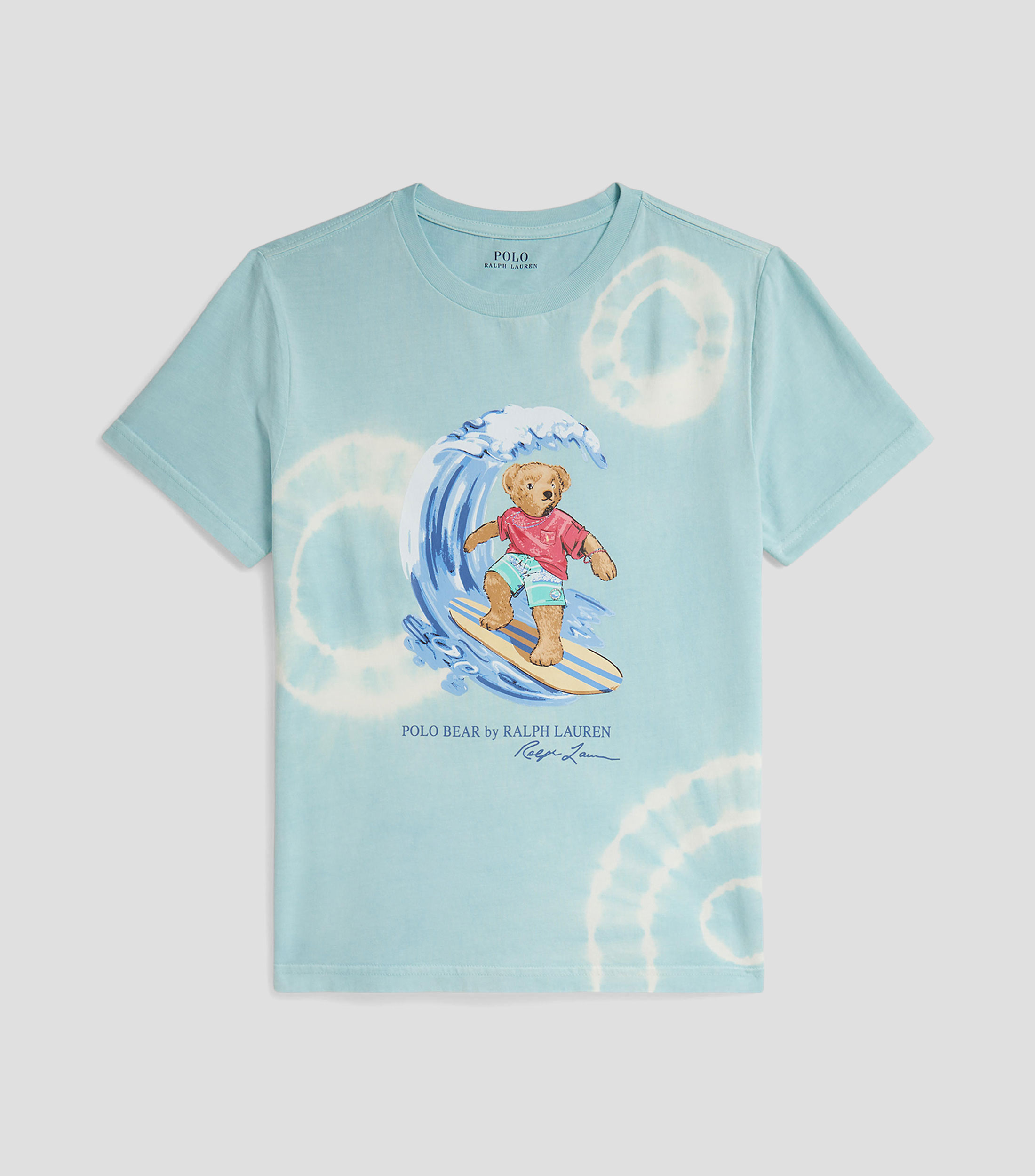 Playera de cuello redondo con manga corta estampada Niño