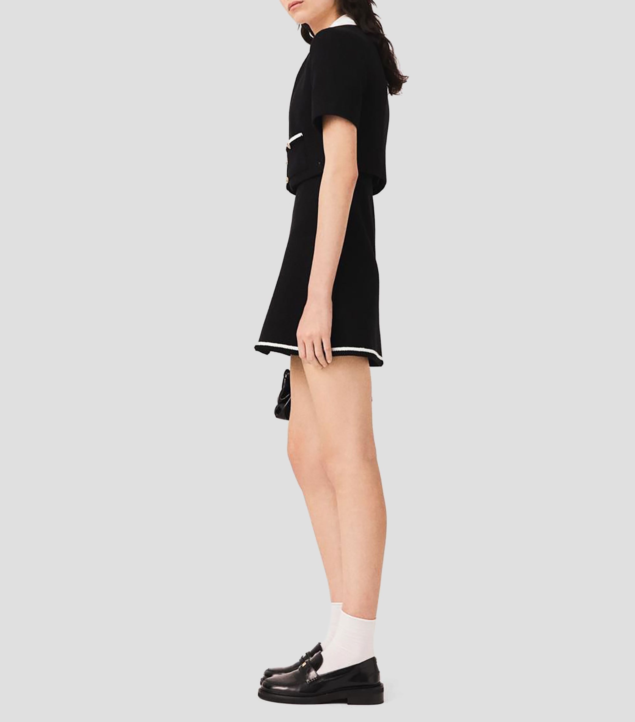 Vestido corto manga corta fantasía Mujer