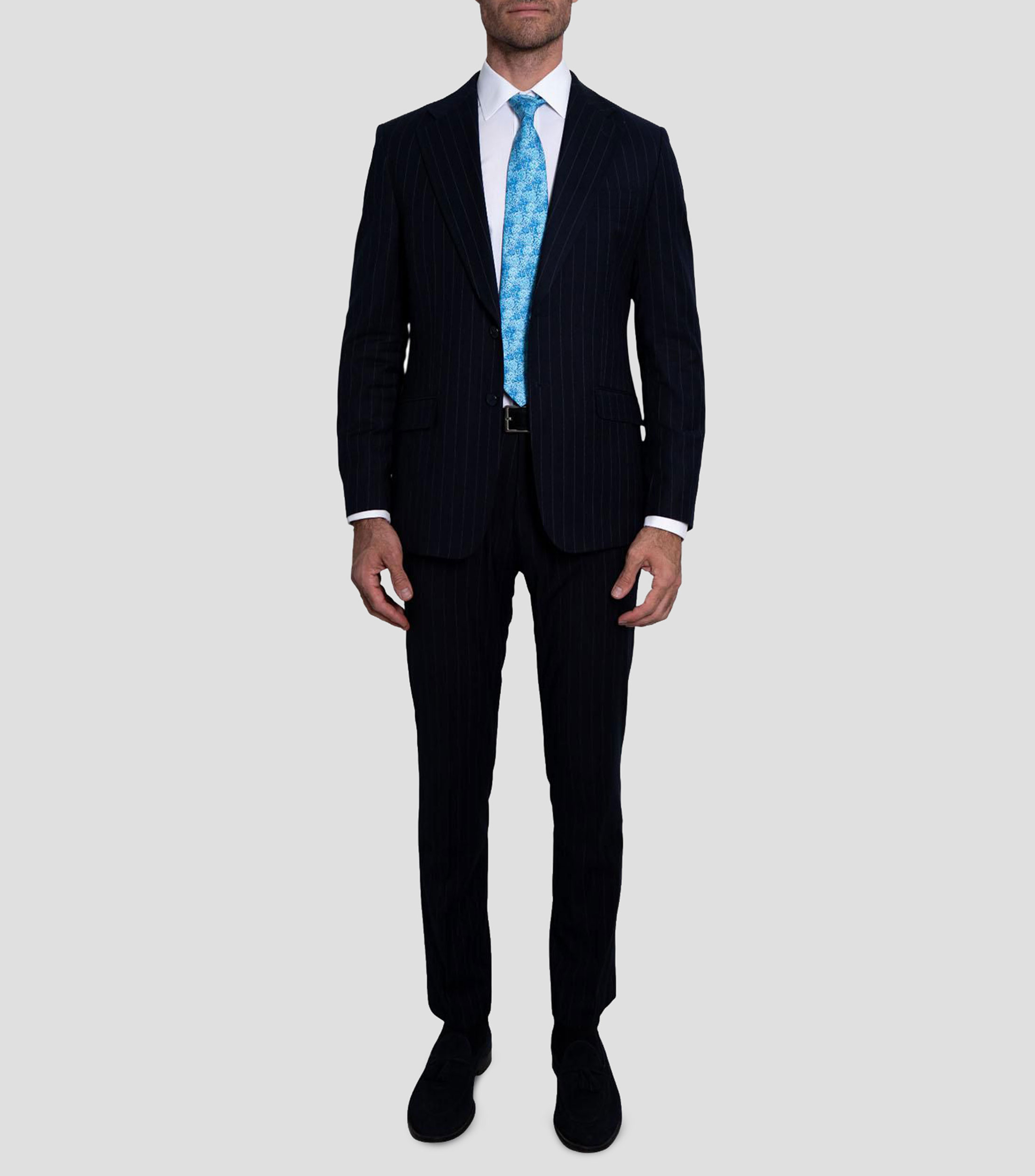 Corbata ancha de seda con estampado Cempasúchil Ofrenda