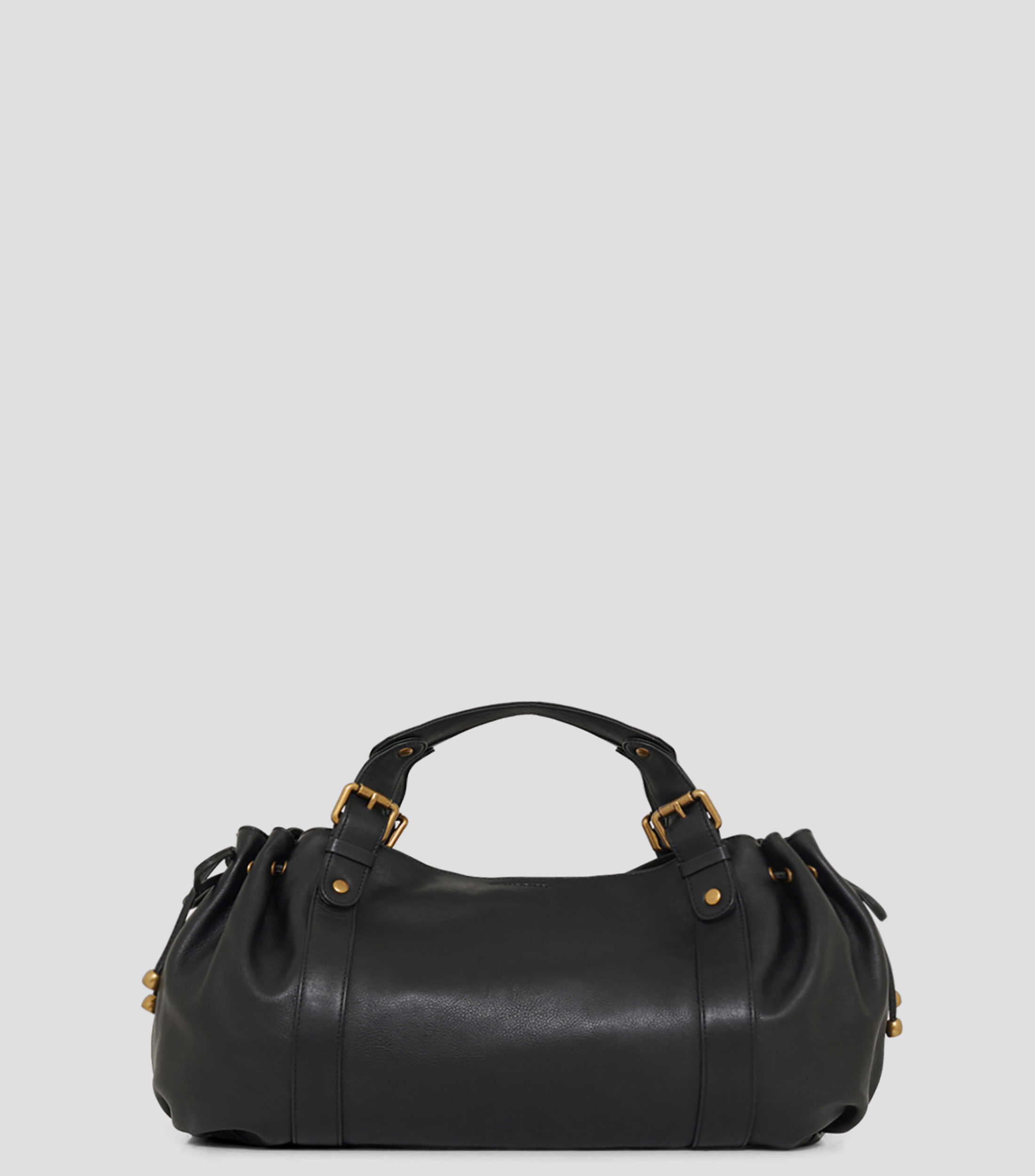 Bolsa shoulder en piel lisa 24H Mujer