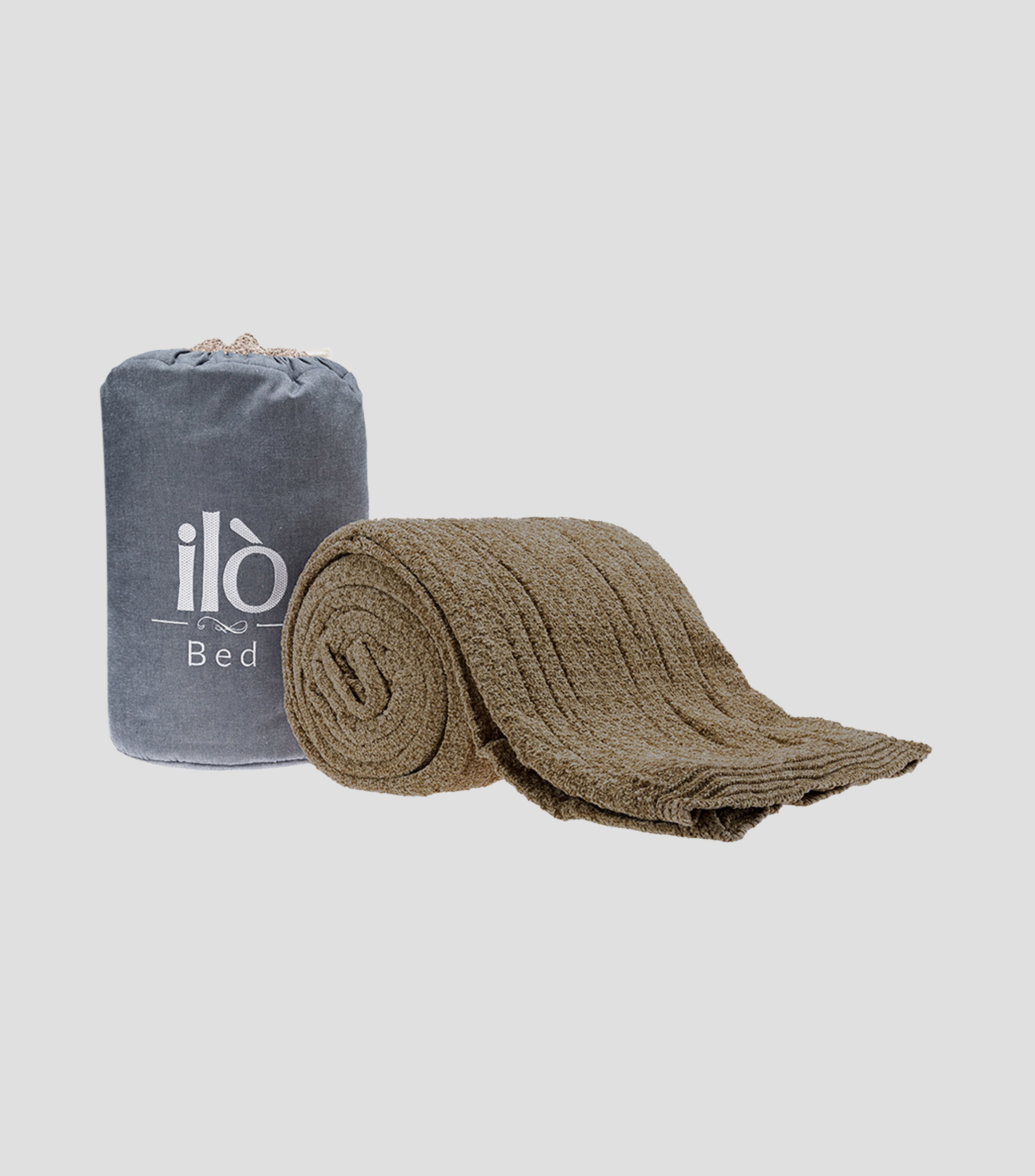 Cobija Matrimonial, Queen Size Chenille Tabaco