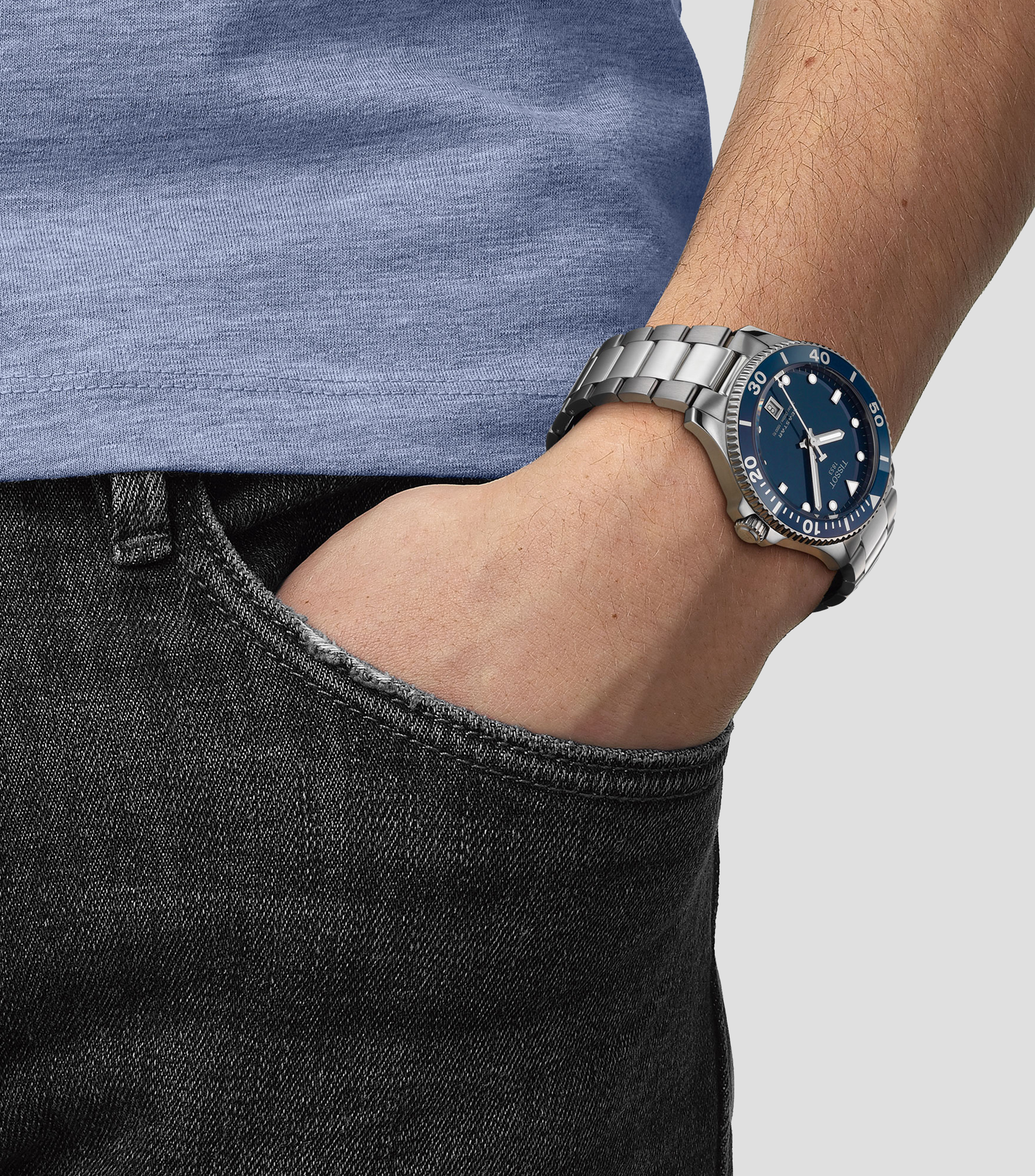 Reloj para Hombre T- Sport Seastar 1000 casual Azul marino