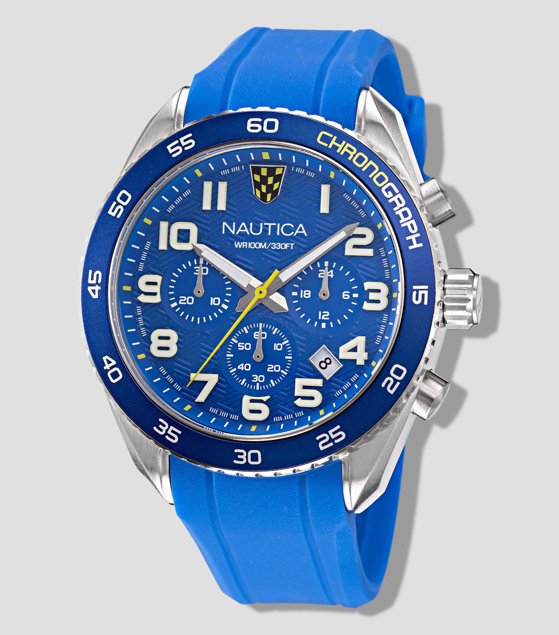 Reloj para hombre Key Biscane Chrono casual, Plateado