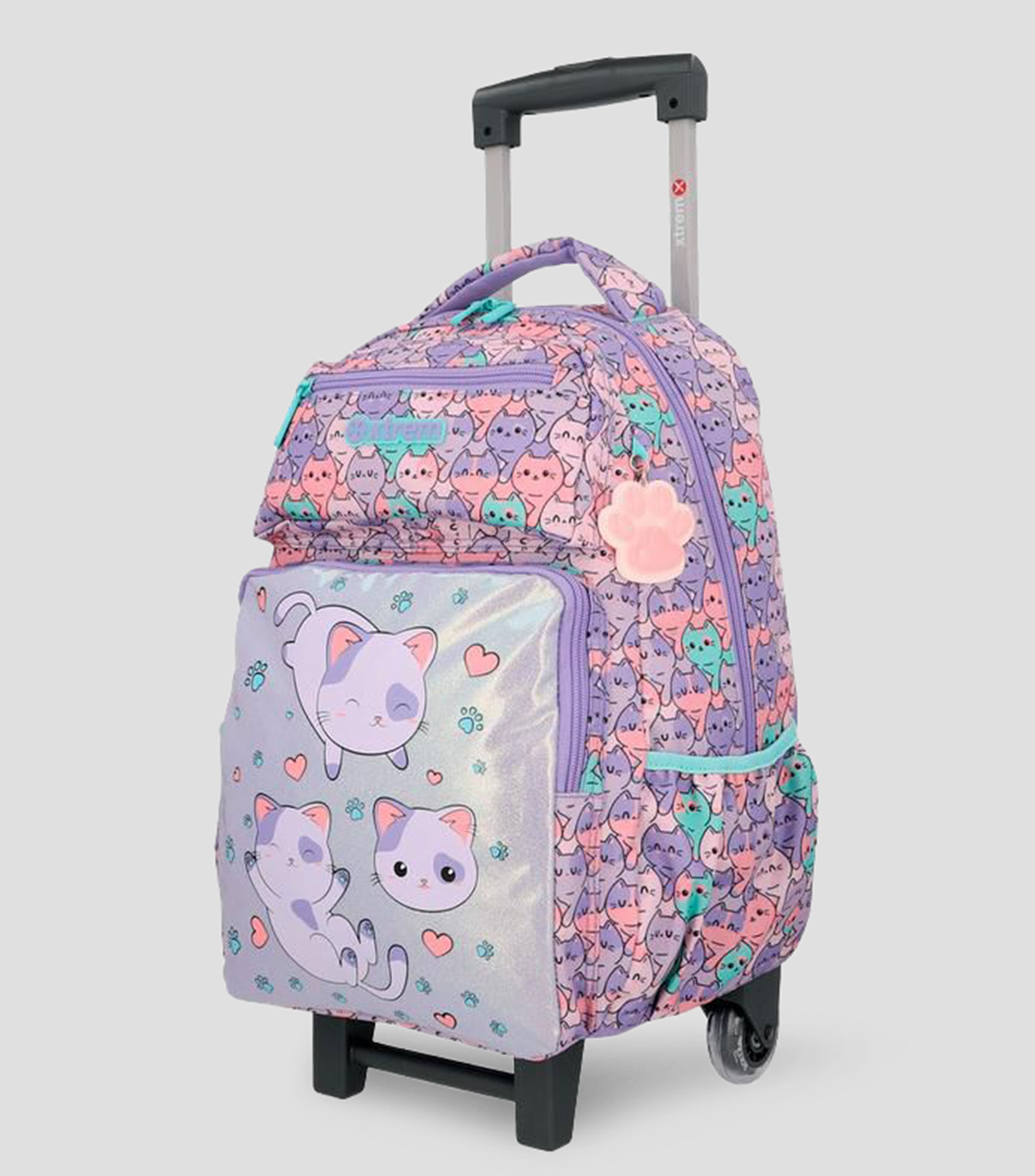 Set de Mochila con ruedas, estuche y lonchera Runpack Niña