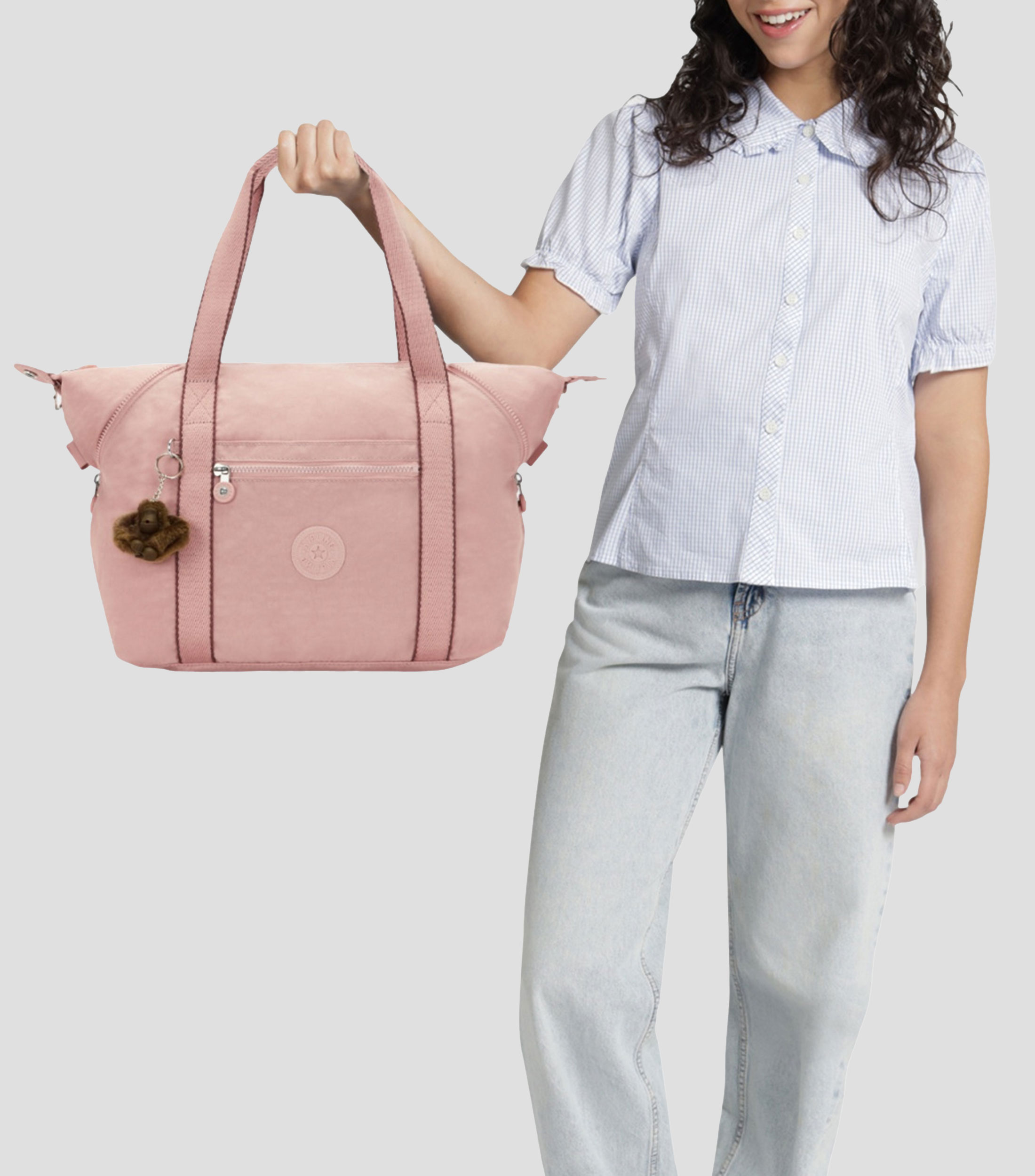 Bolsa tote rosa Art lisa Mujer