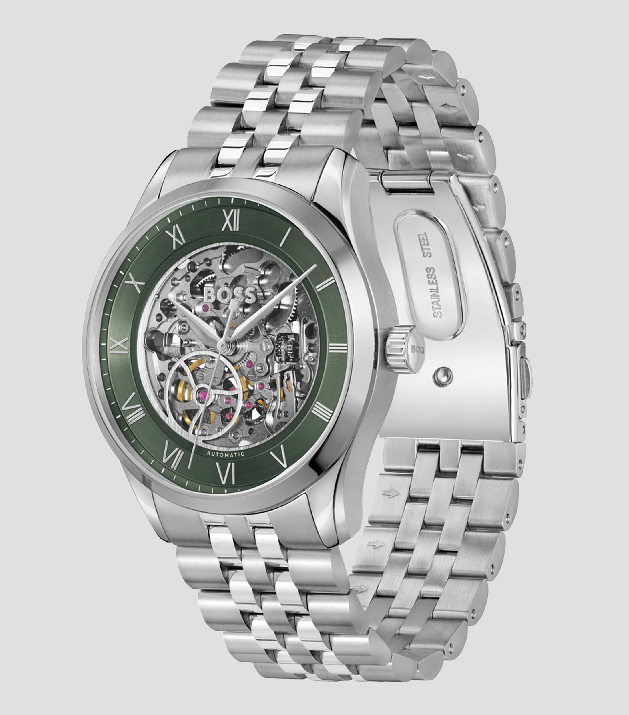 Reloj Principle Skeleton para Hombre De vestir Verde