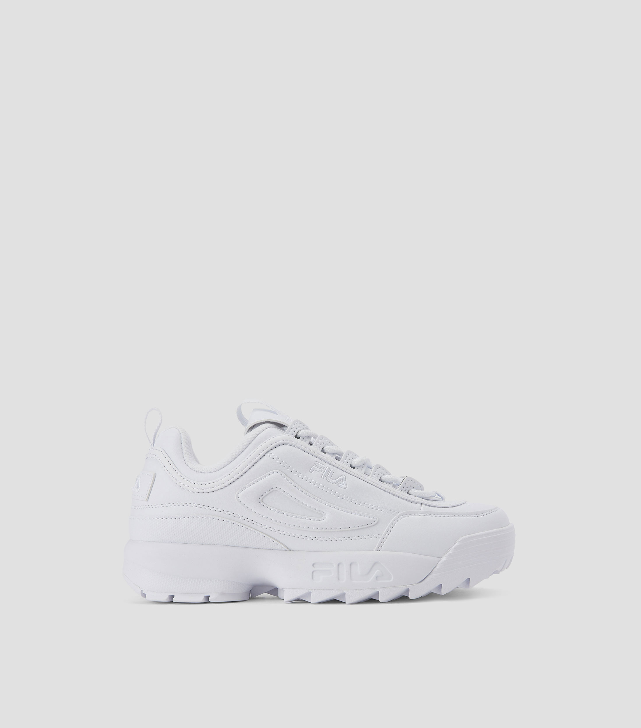 Tenis casuales Disruptor II blancos Niña