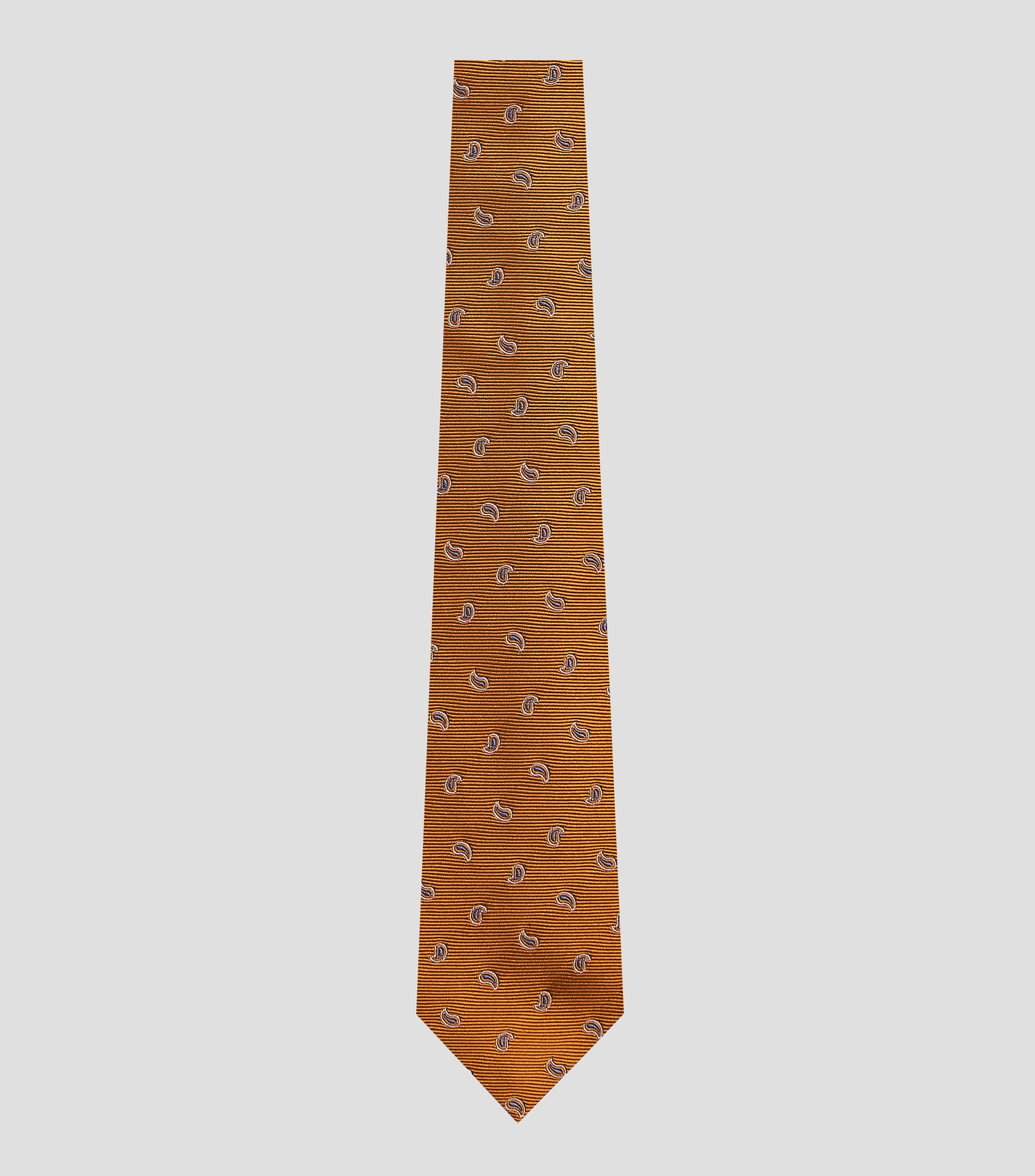 Corbata ancha de seda estampada