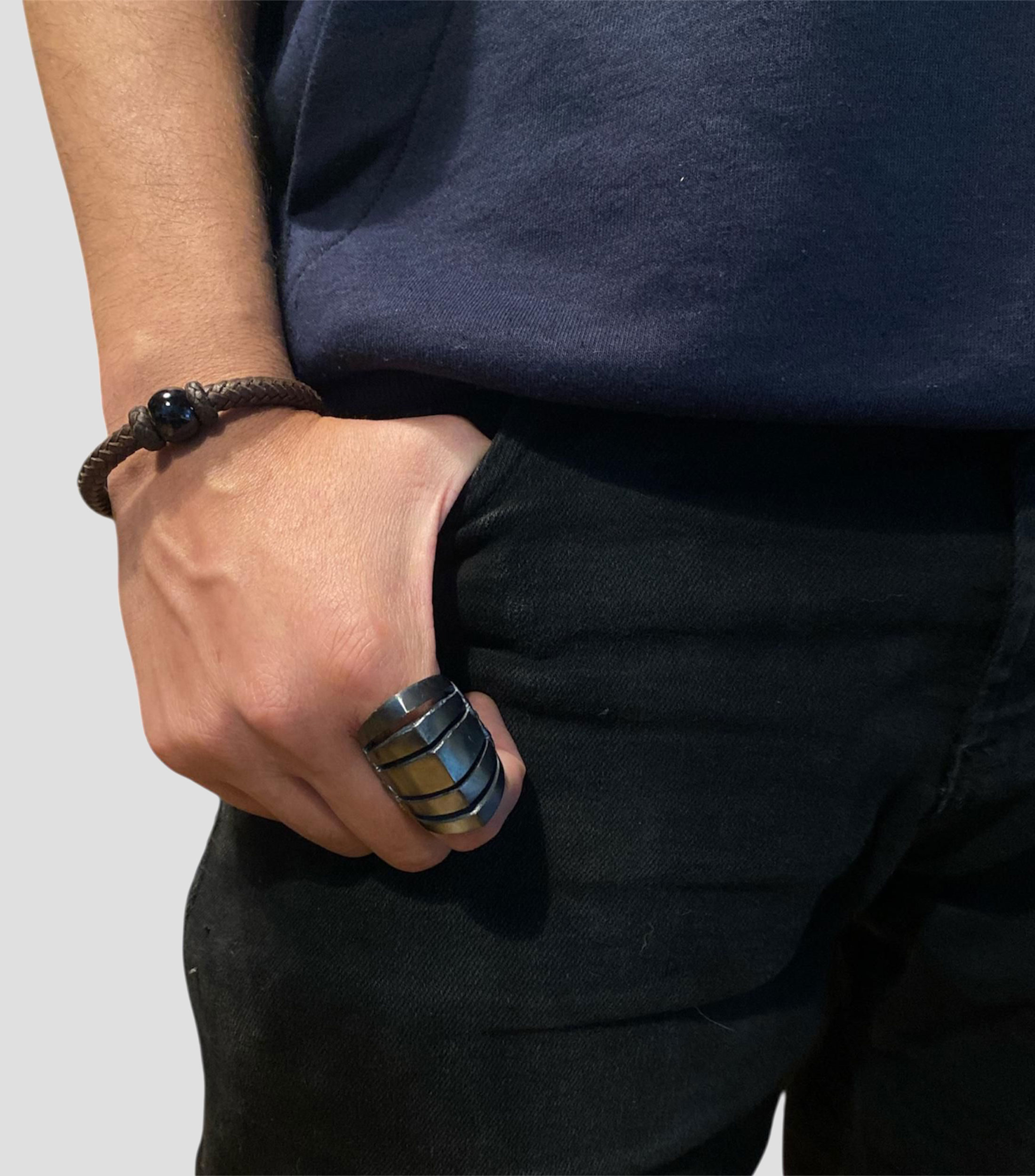 Anillo en plata .925 Hombre