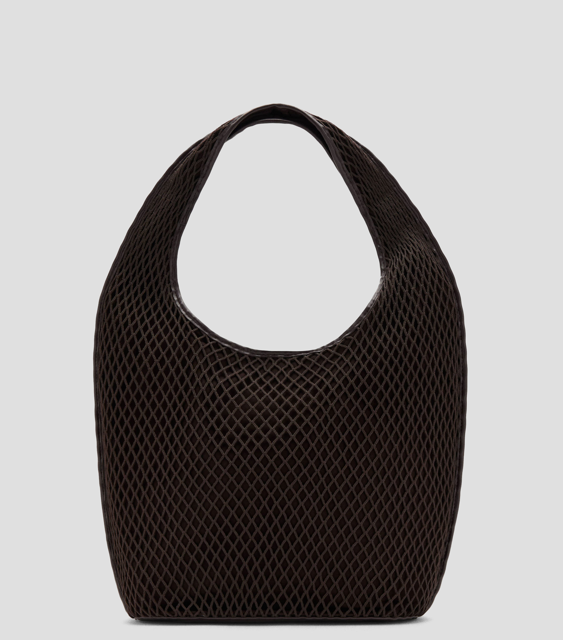 Bolsa hobo rejilla lisa Mujer