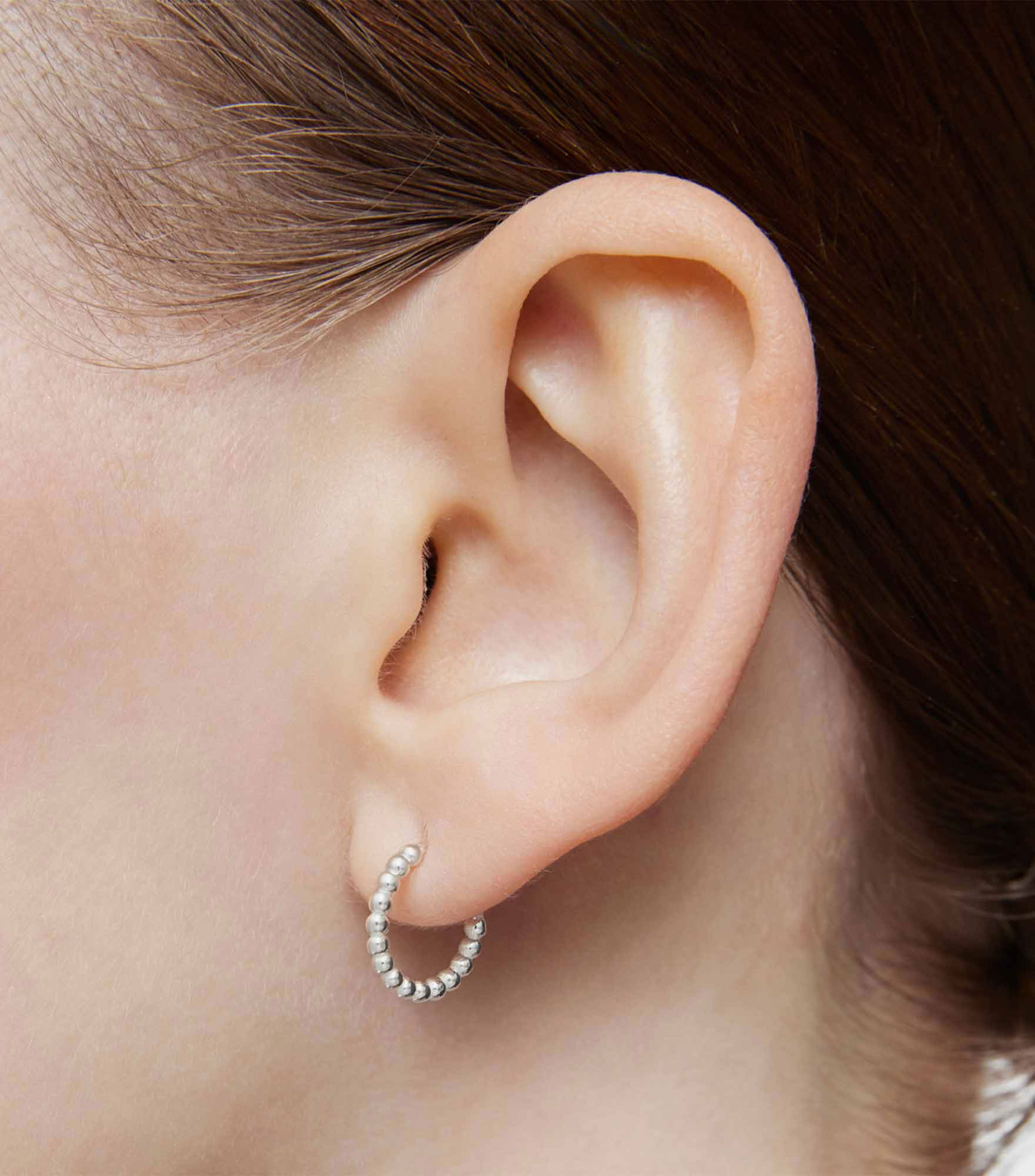 Aretes en plata en plata de ley .925 Basic Mujer