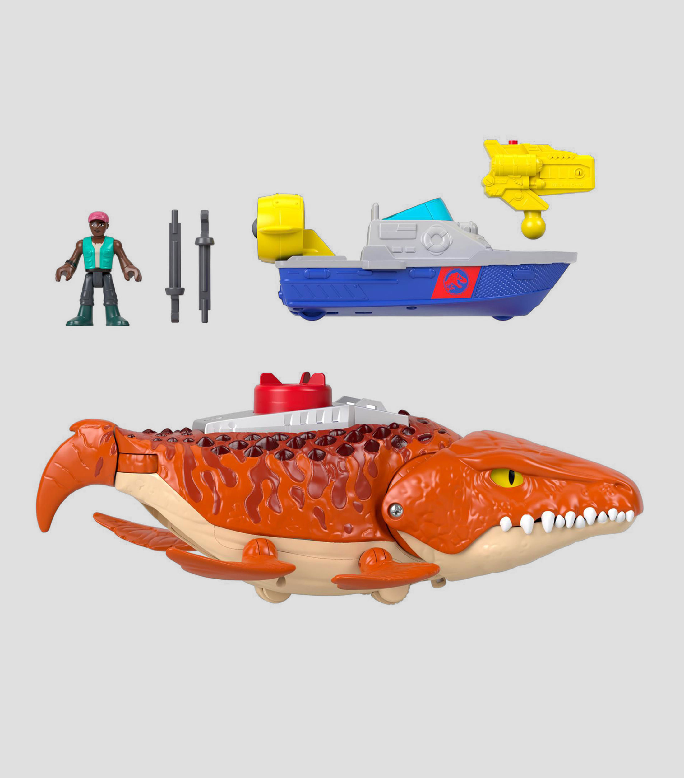 Playset Mosasaurus Persigue y Muerde en el Agua