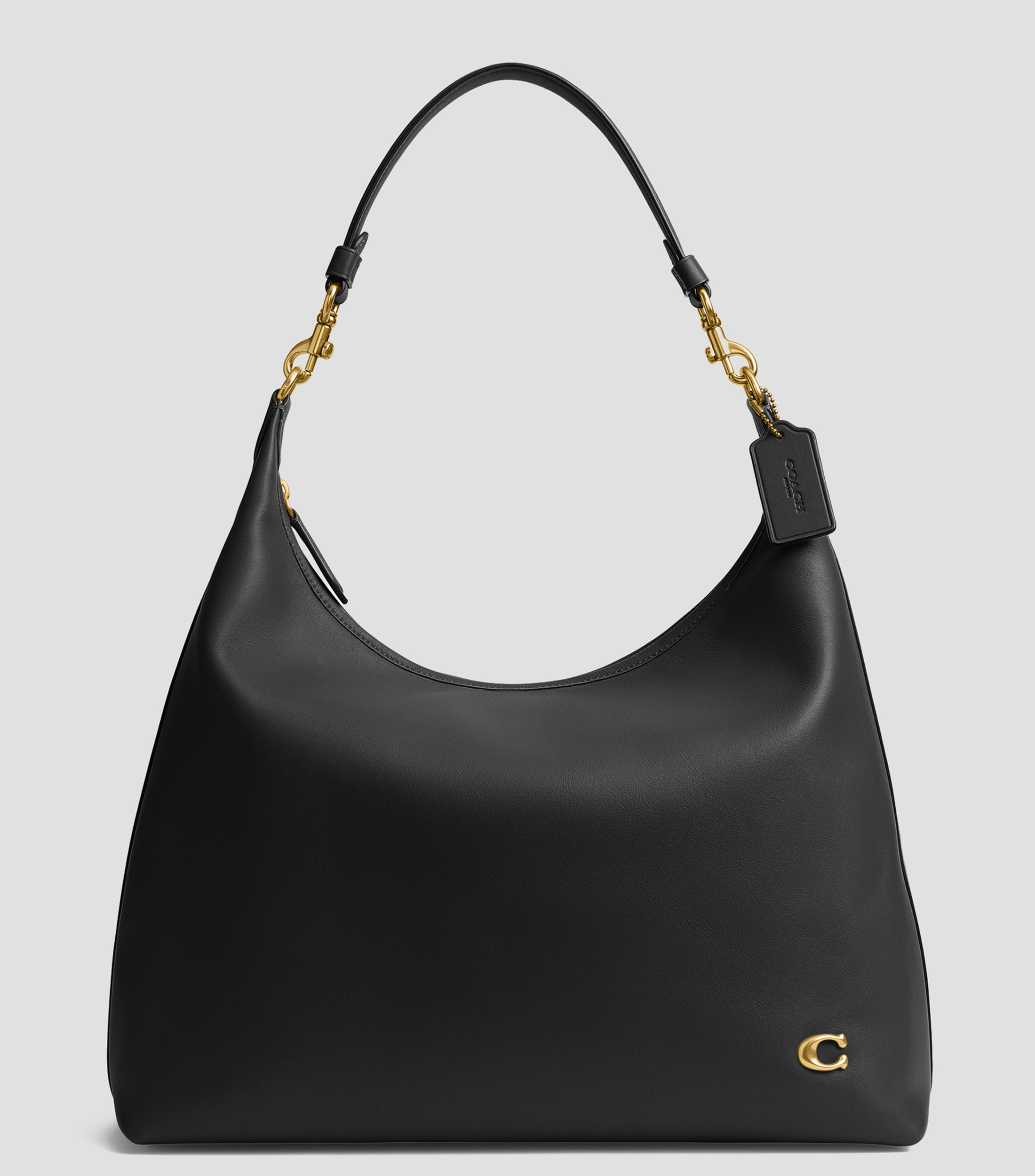 Bolsa shoulder Juliet negra en piel Mujer