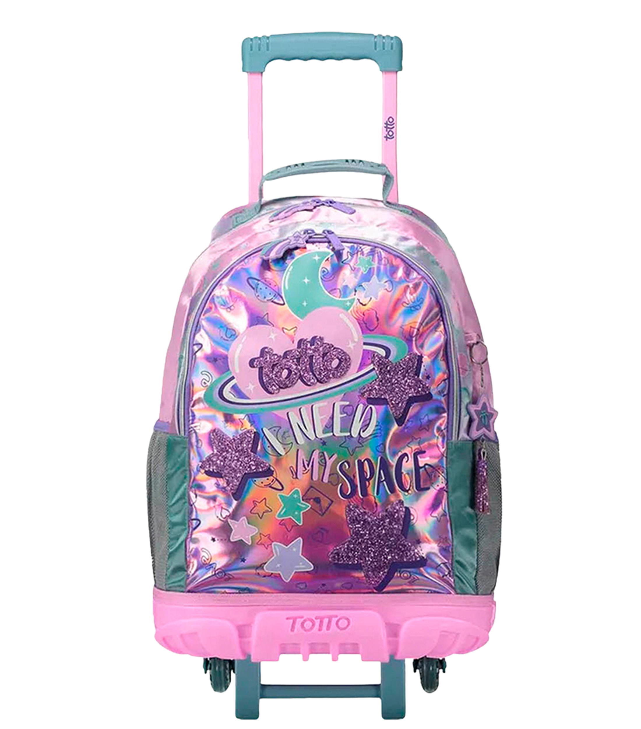 Con itálico Realmente Totto Mochila escolar con ruedas Galaxy Niña - El Palacio de Hierro