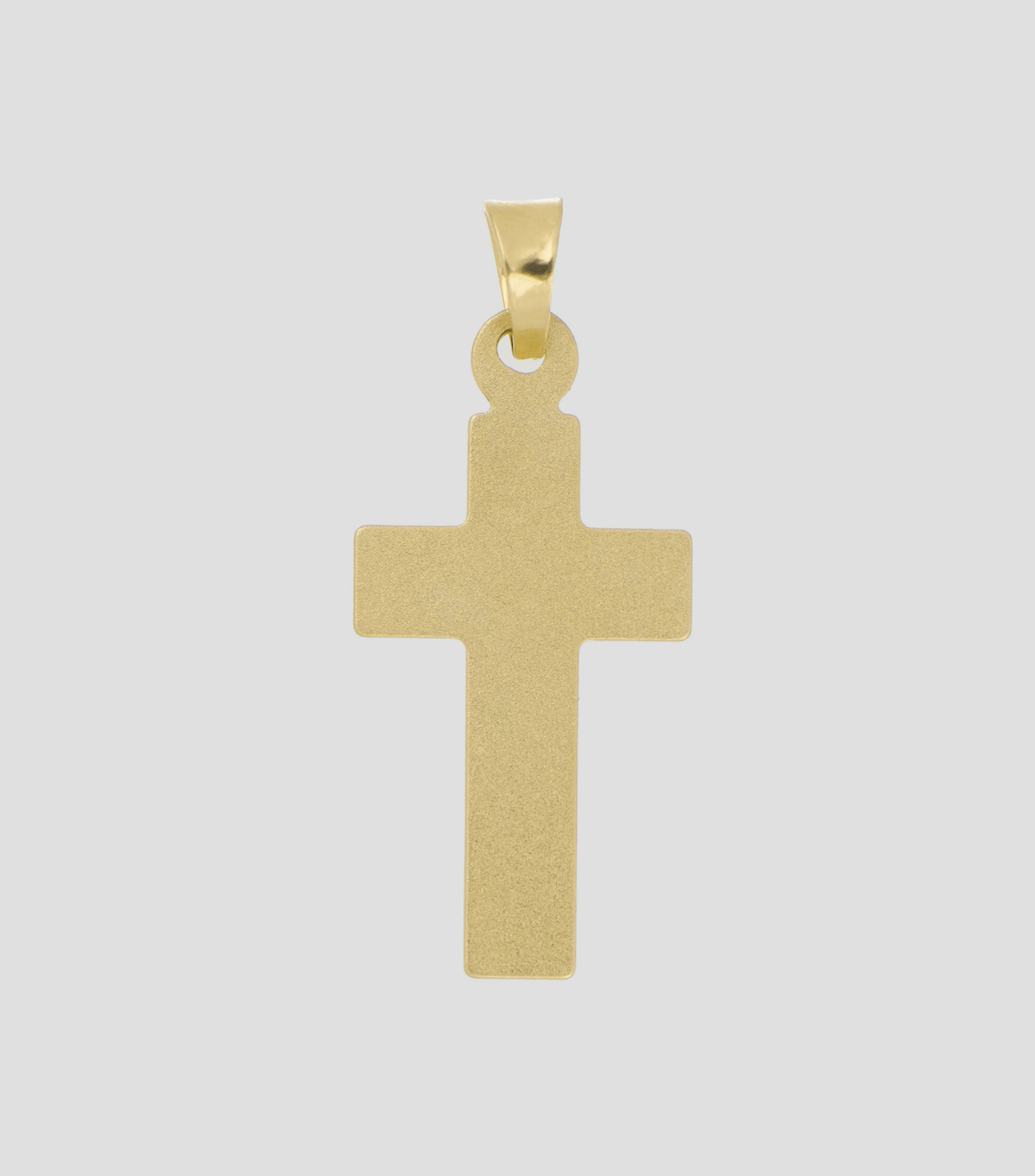 Dije cruz en oro de 14 kilates Dinasti Unisex