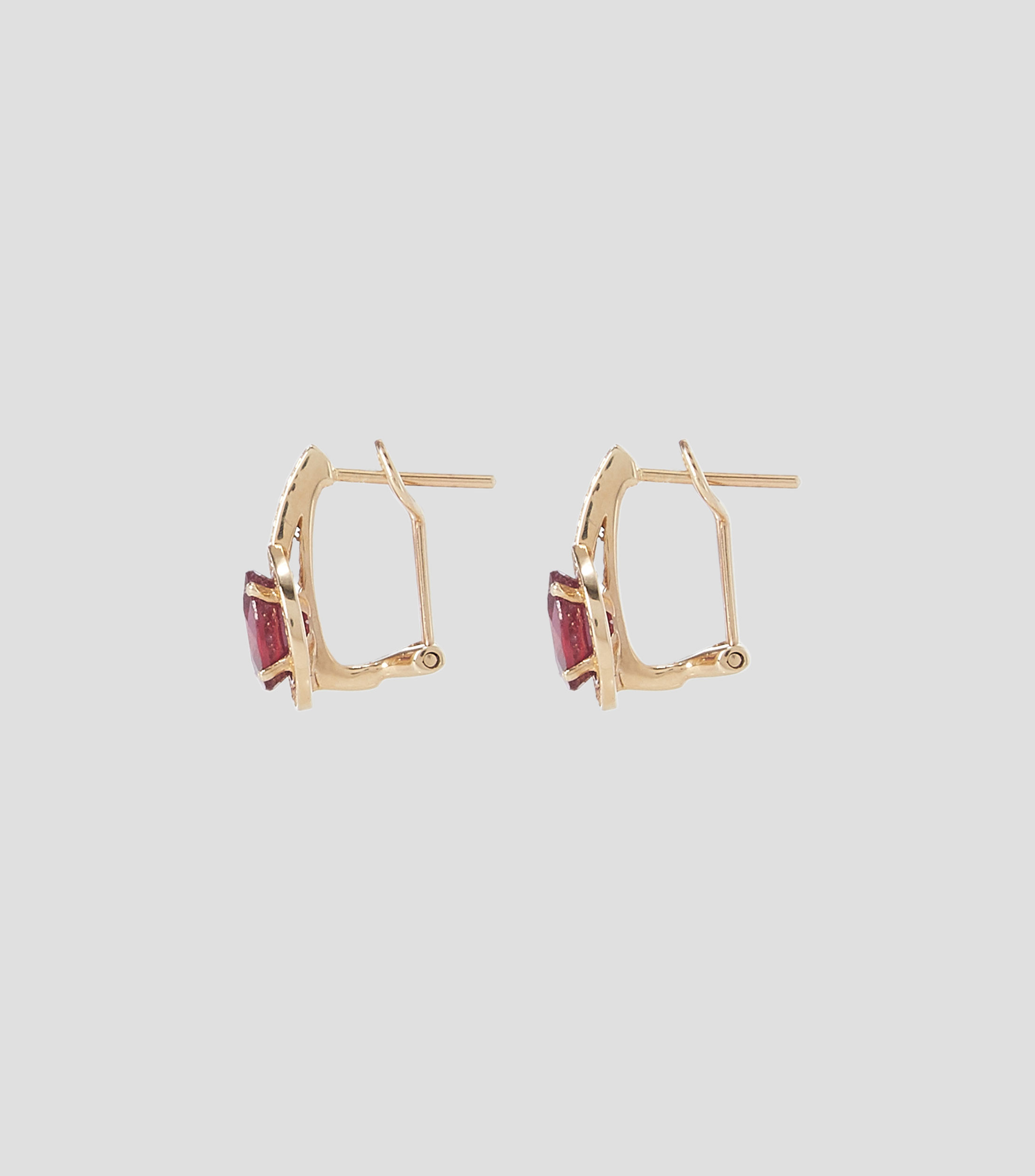 Aretes en oro amarillo 14 Kts Mujer