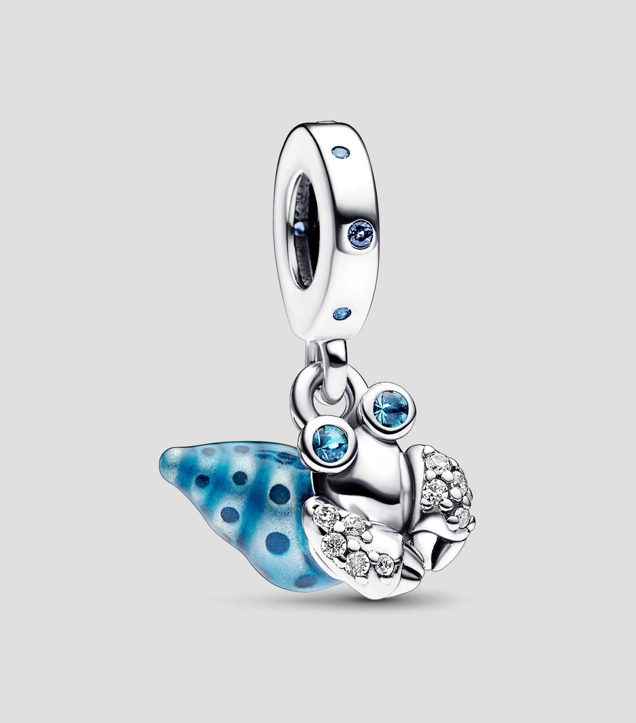Charm Cangrejo Ermitaño Que Brilla en la Oscuridad en plata Pandora Moments Mujer