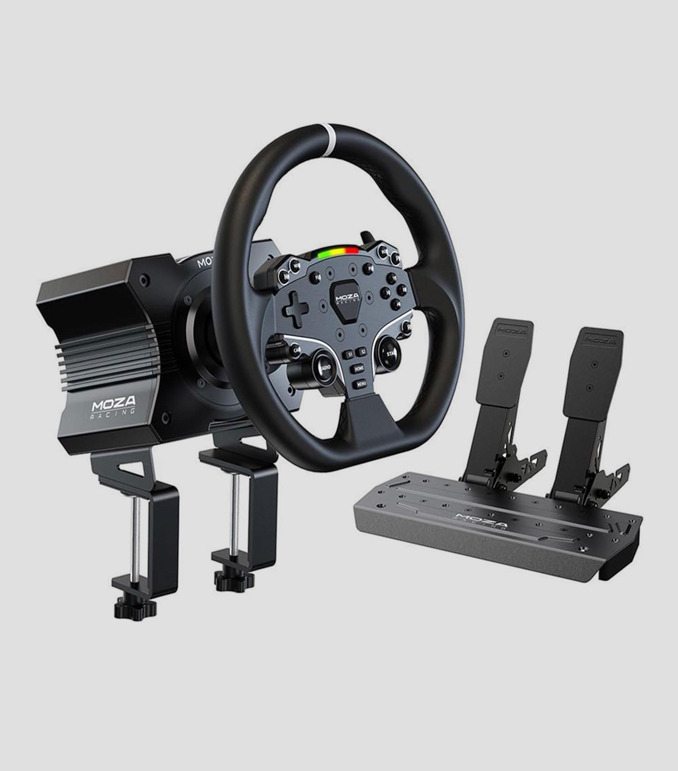 Bundle Volante + Base para Volante + Pedales