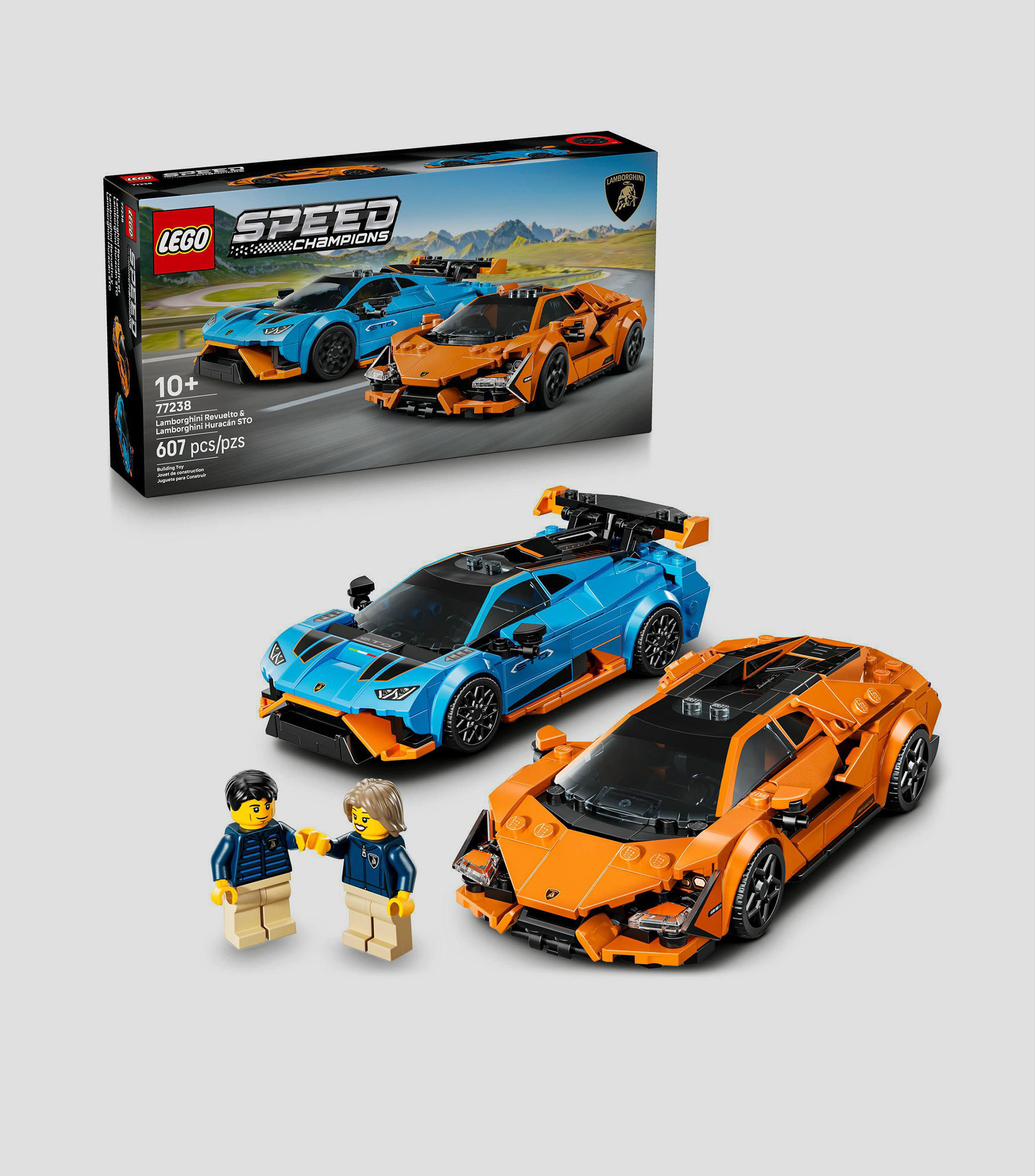 Lego Speed Champions Lamborghini Revuelto y Huracán STO