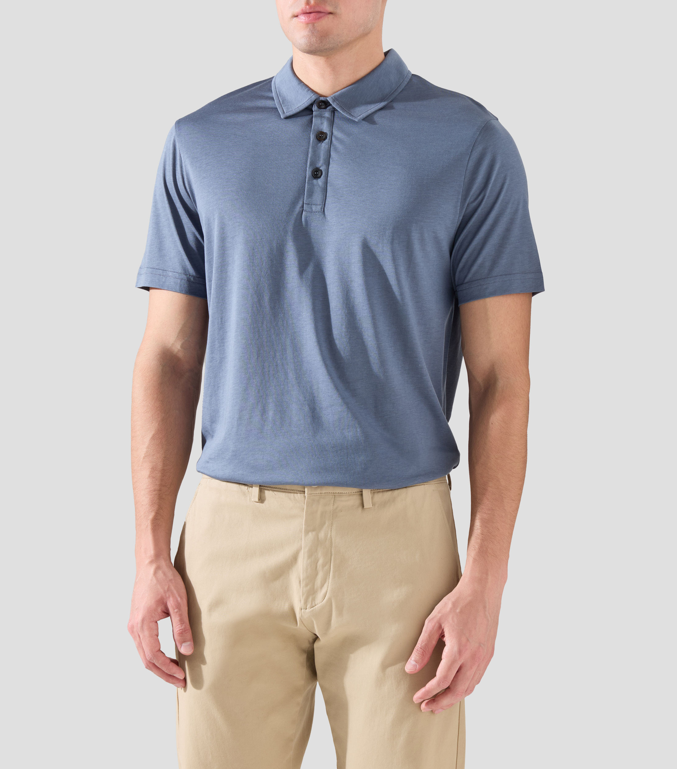 Playera Tipo Polo Manga Corta Hombre