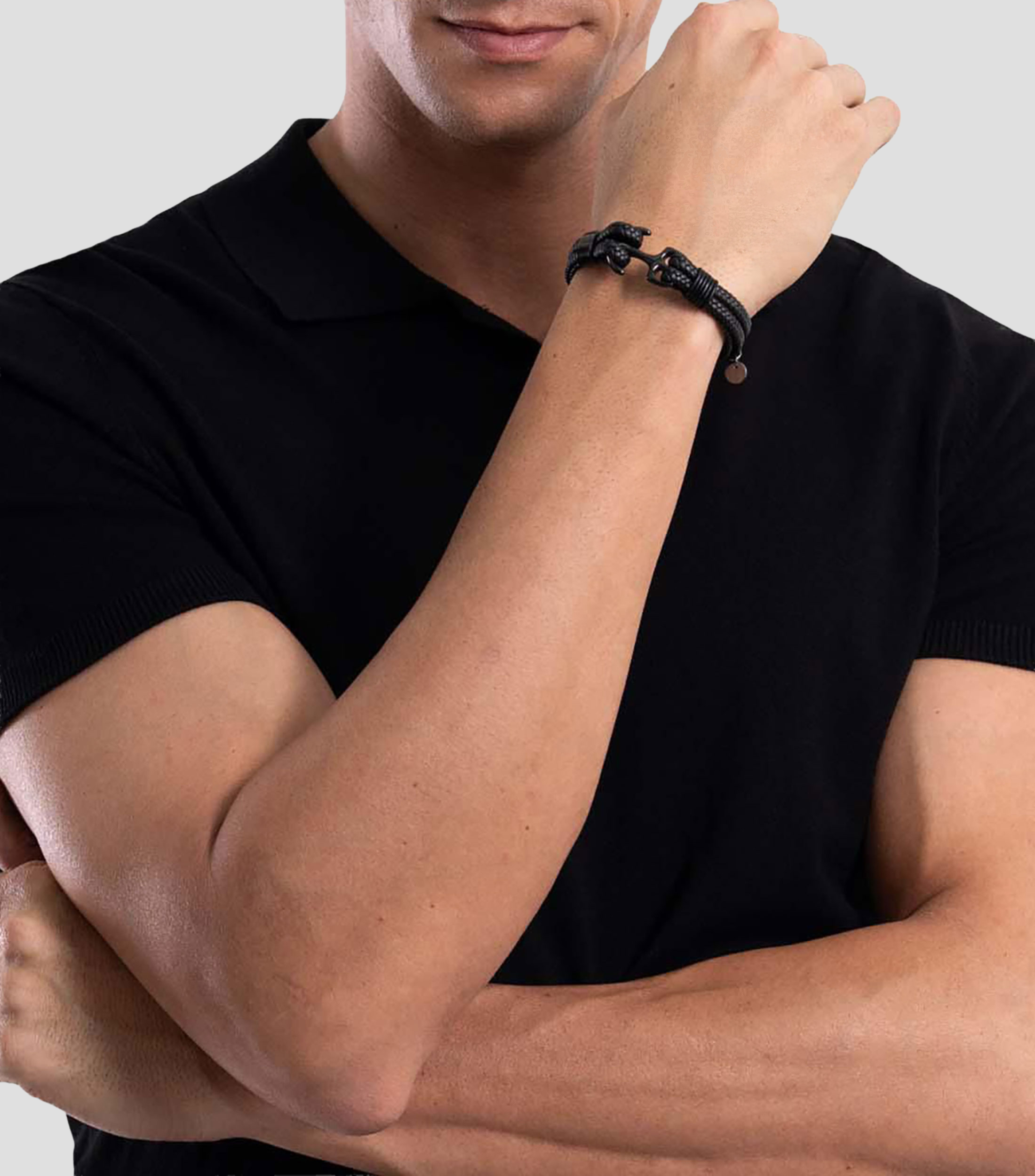 Brazalete trenzado Hombre