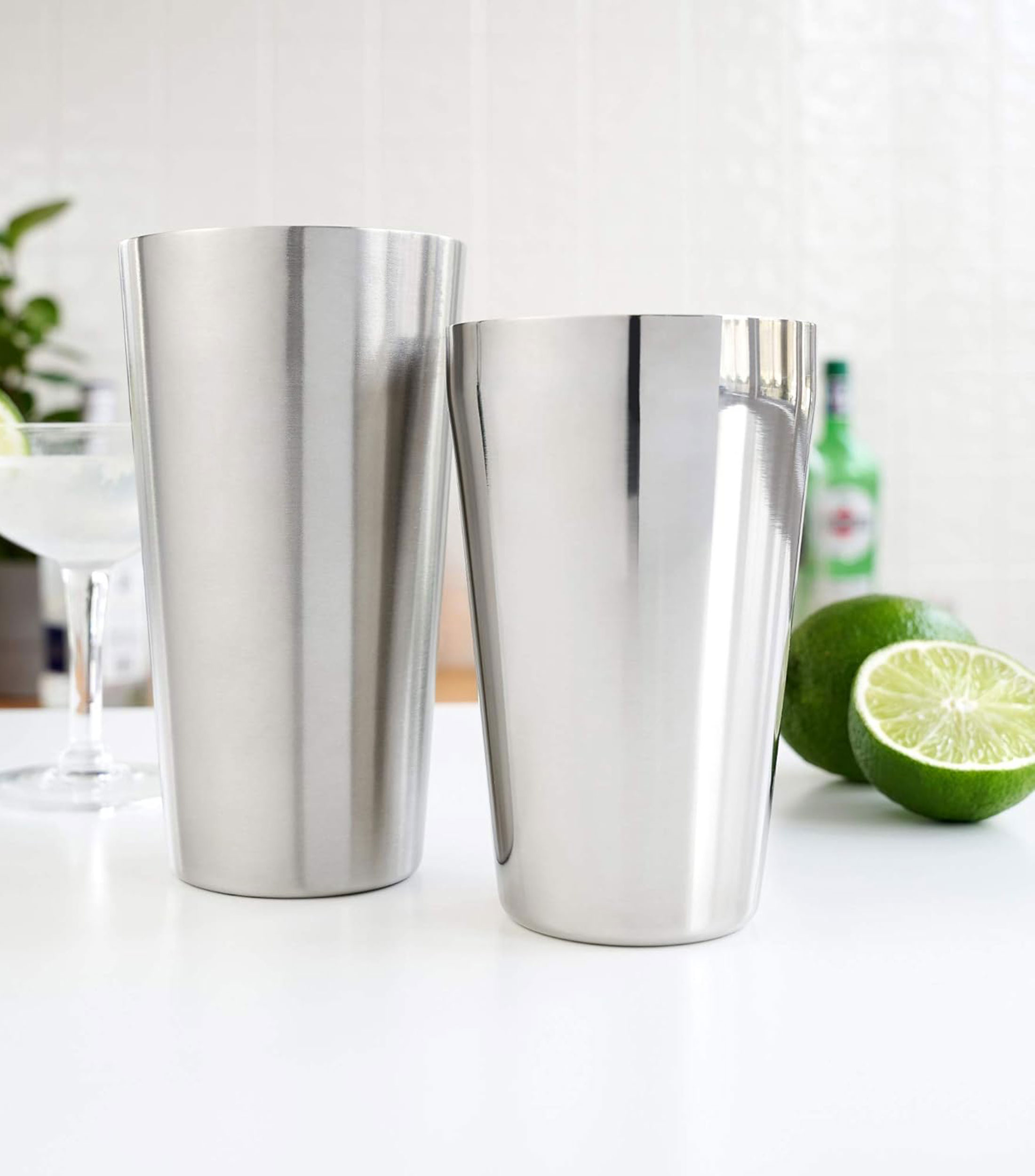 Set coctelera en acero inoxidable