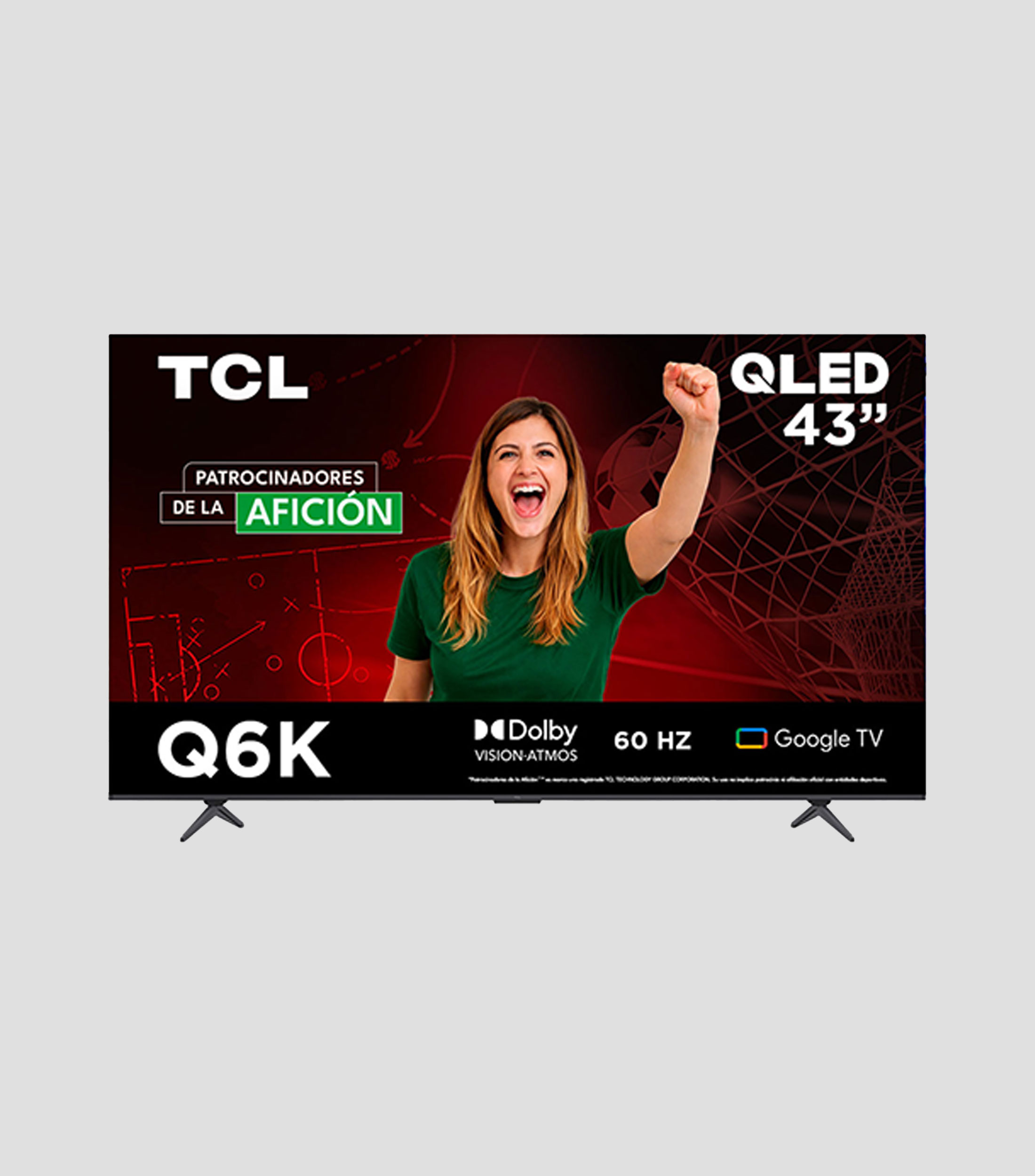Pantalla 43 Pulgadas Plana QLED 4K 43Q6K
