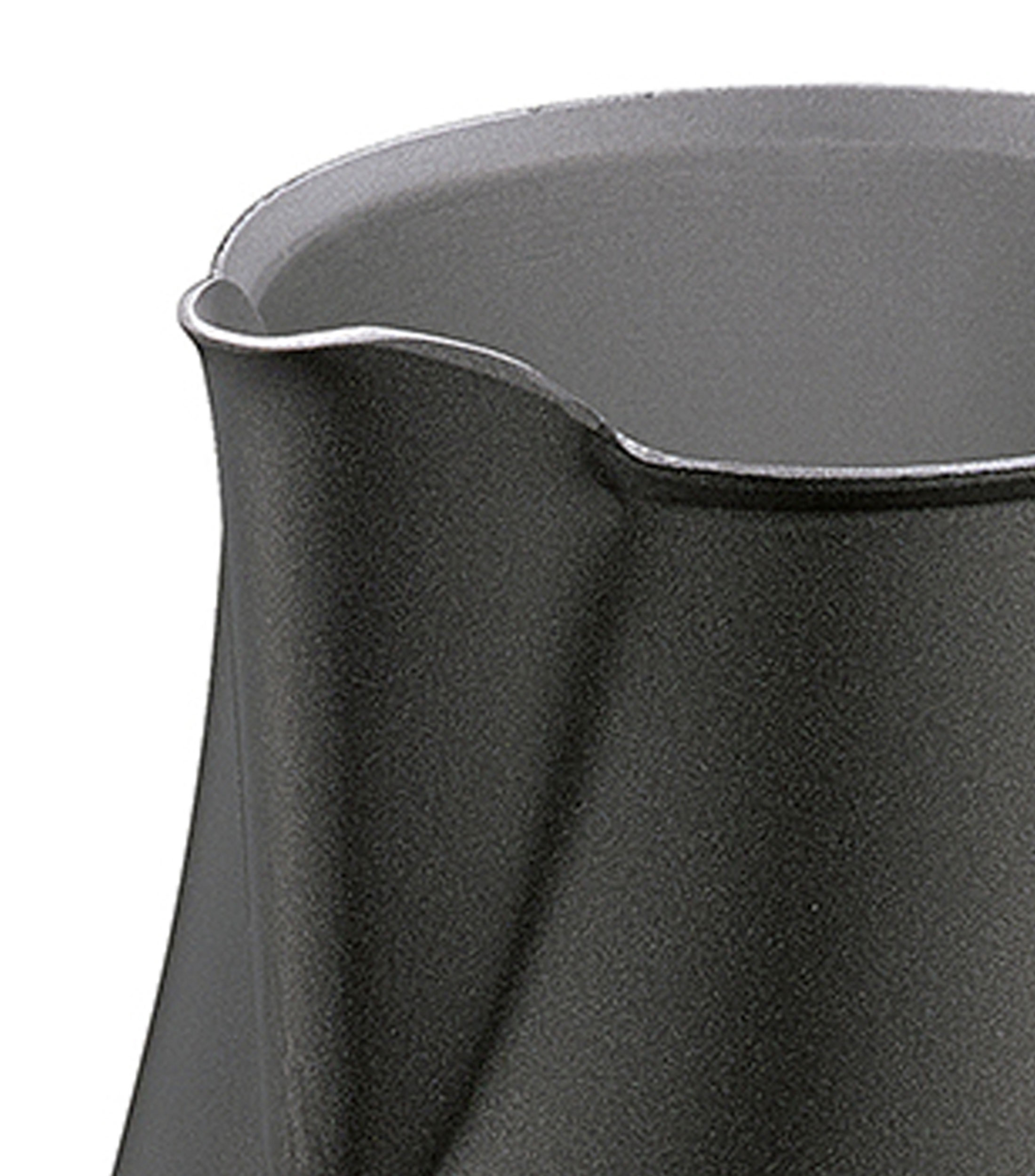 Jarra Para Leche De Acero Negro