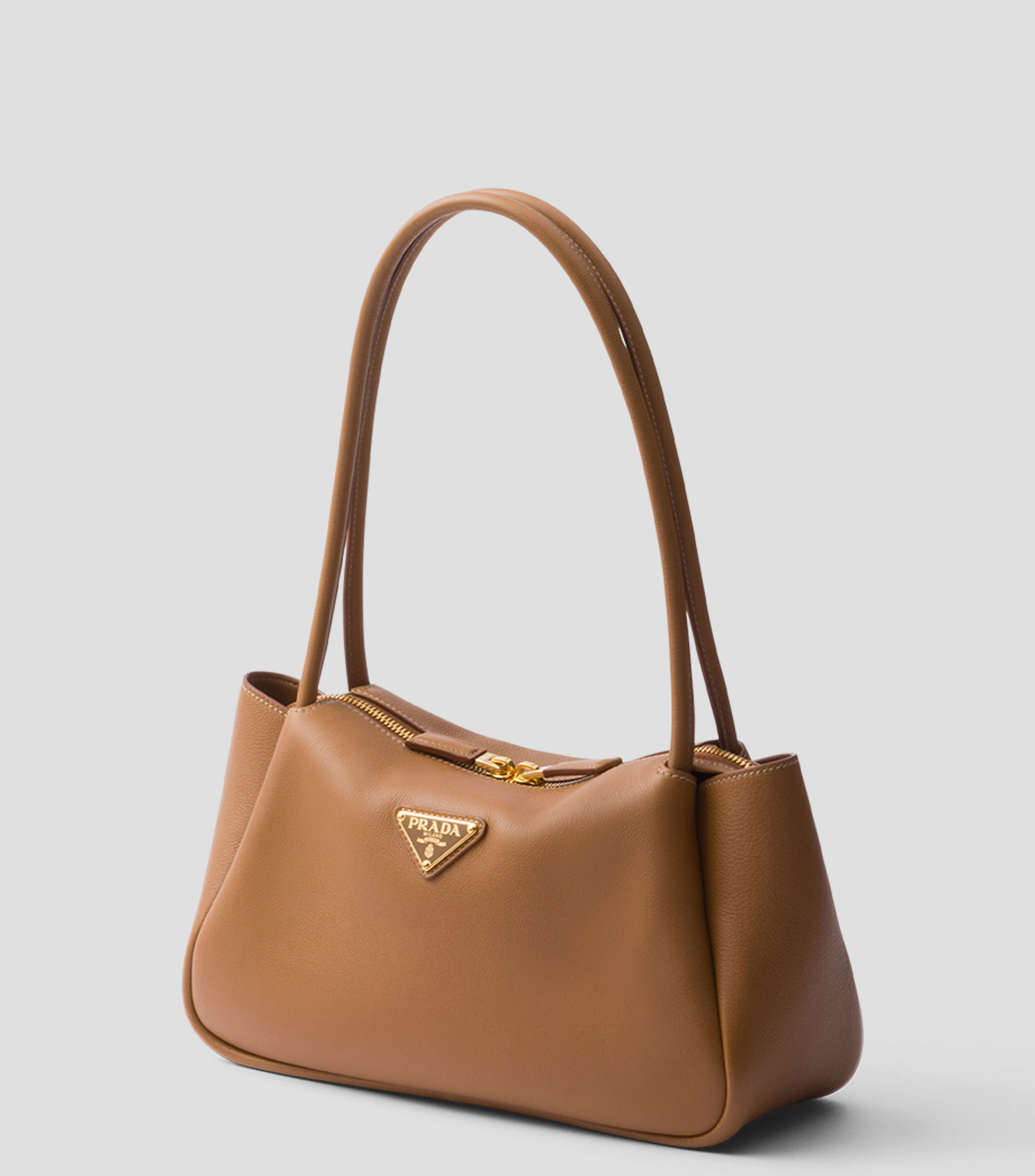 Bolsa de Mano Café en Piel Darling, Mujer