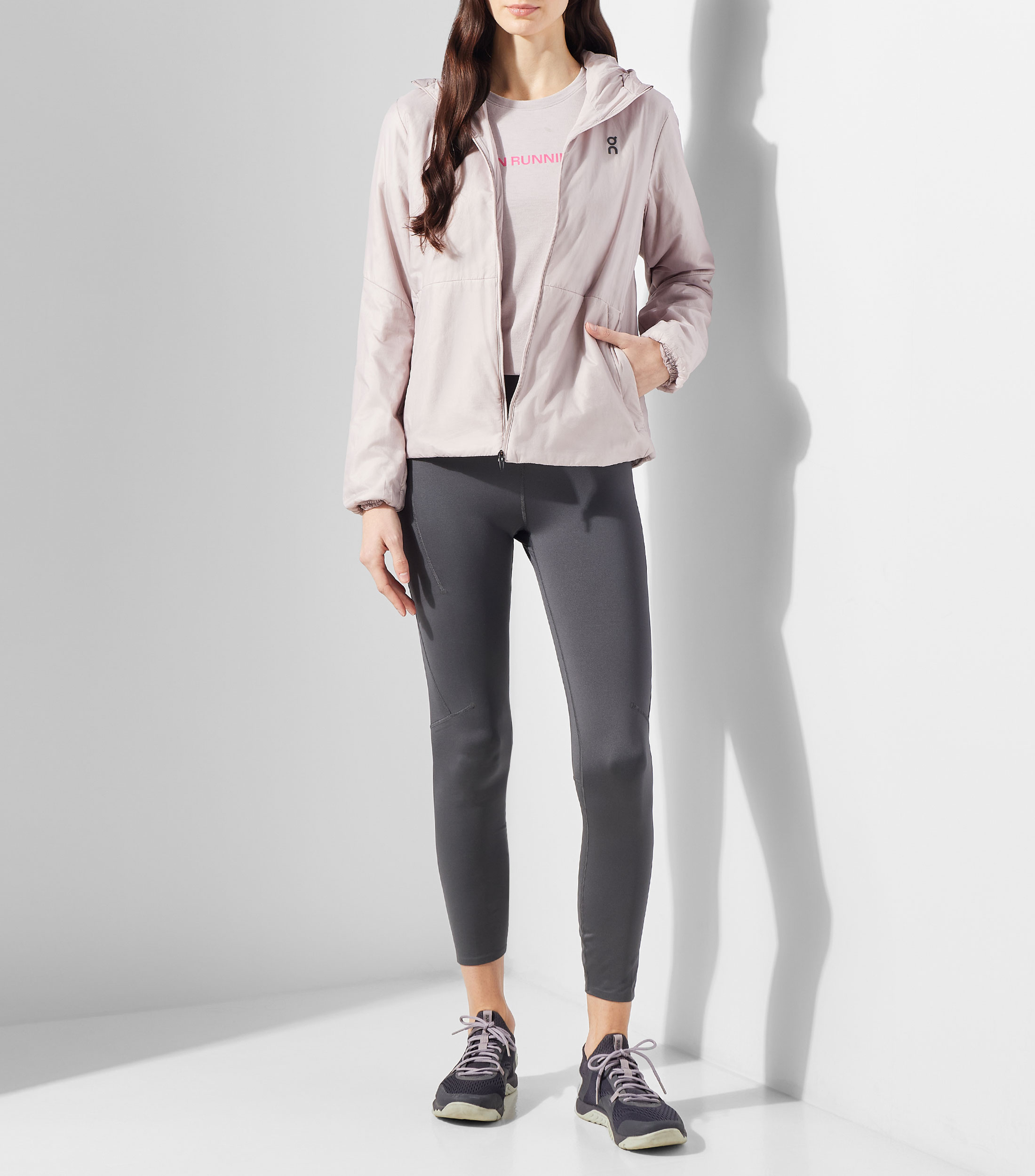 Playera para correr lisa Mujer