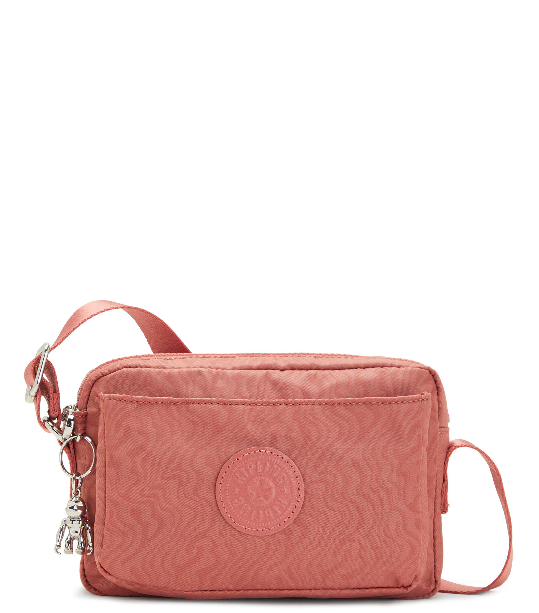 Kipling Abanu M Bandolera Mediana, Black Noir (Negro