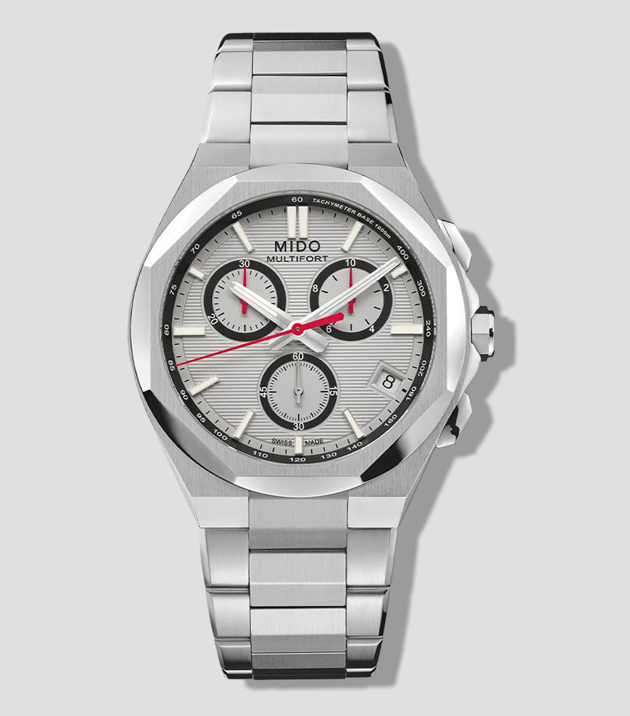 Reloj para Hombre Multifort 8 Chronograph Quartz casual plateado