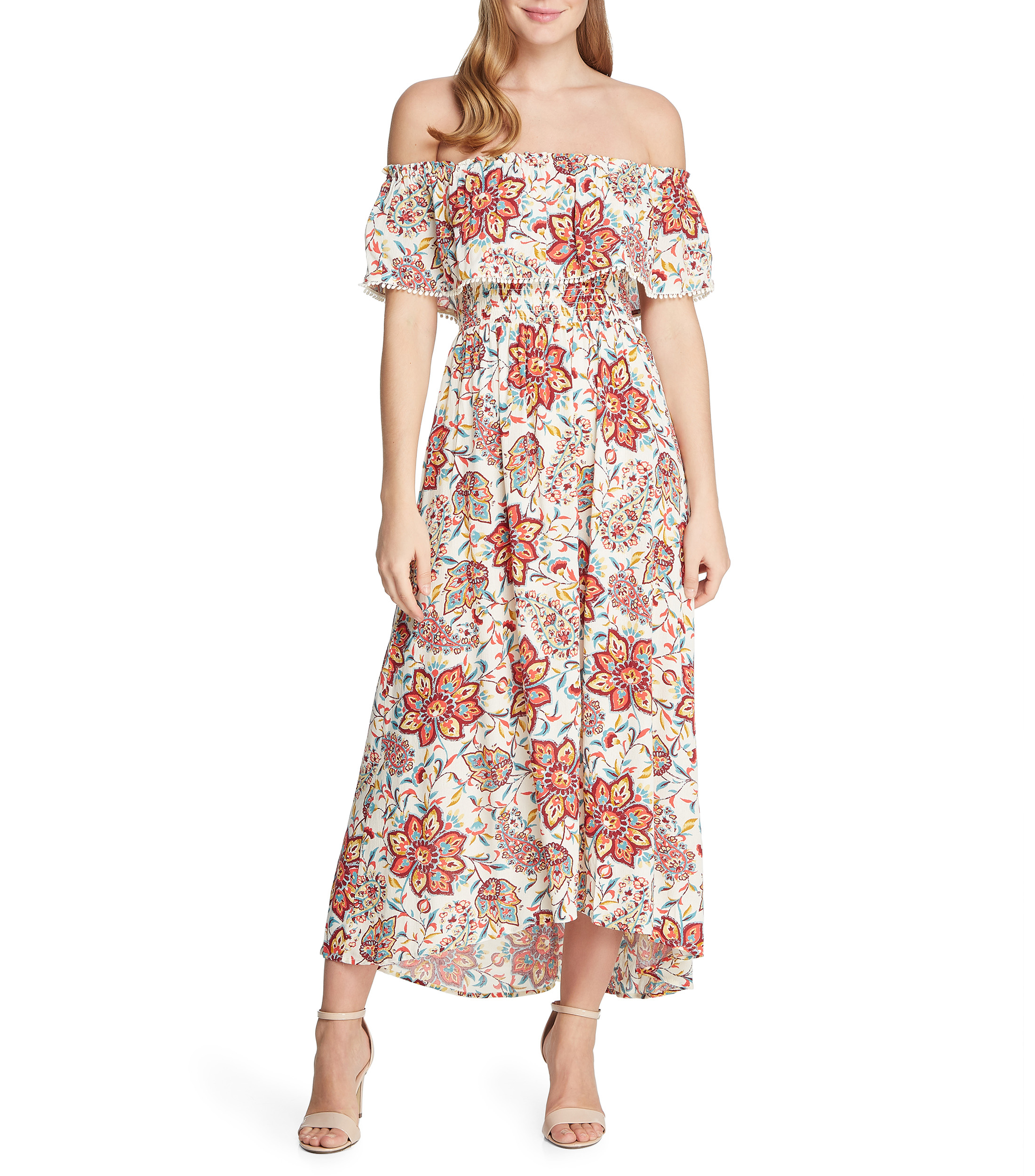 Springfield Vestido midi floral Mujer El Palacio de Hierro
