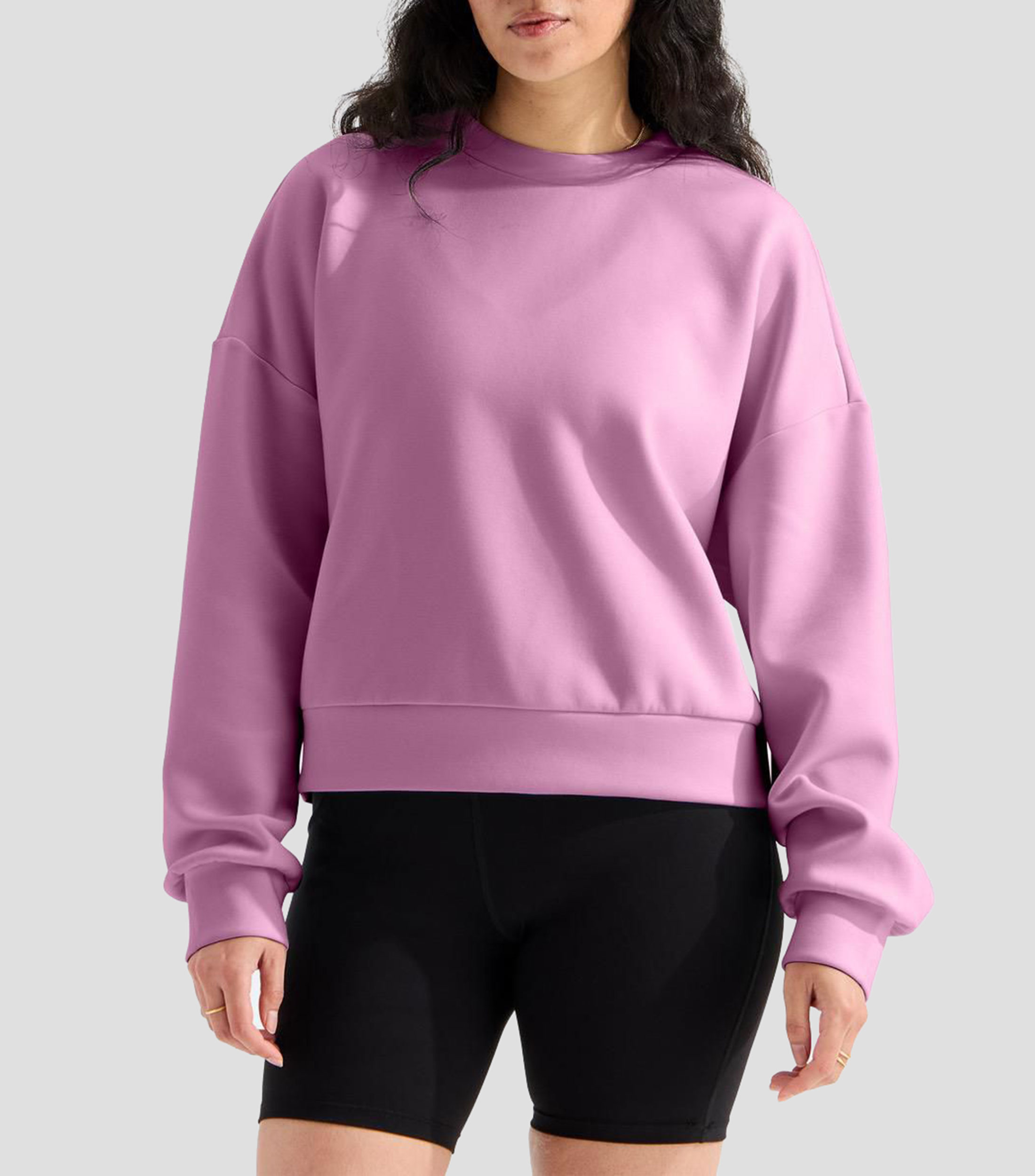 Sudadera Jaida Crew Liso Mujer