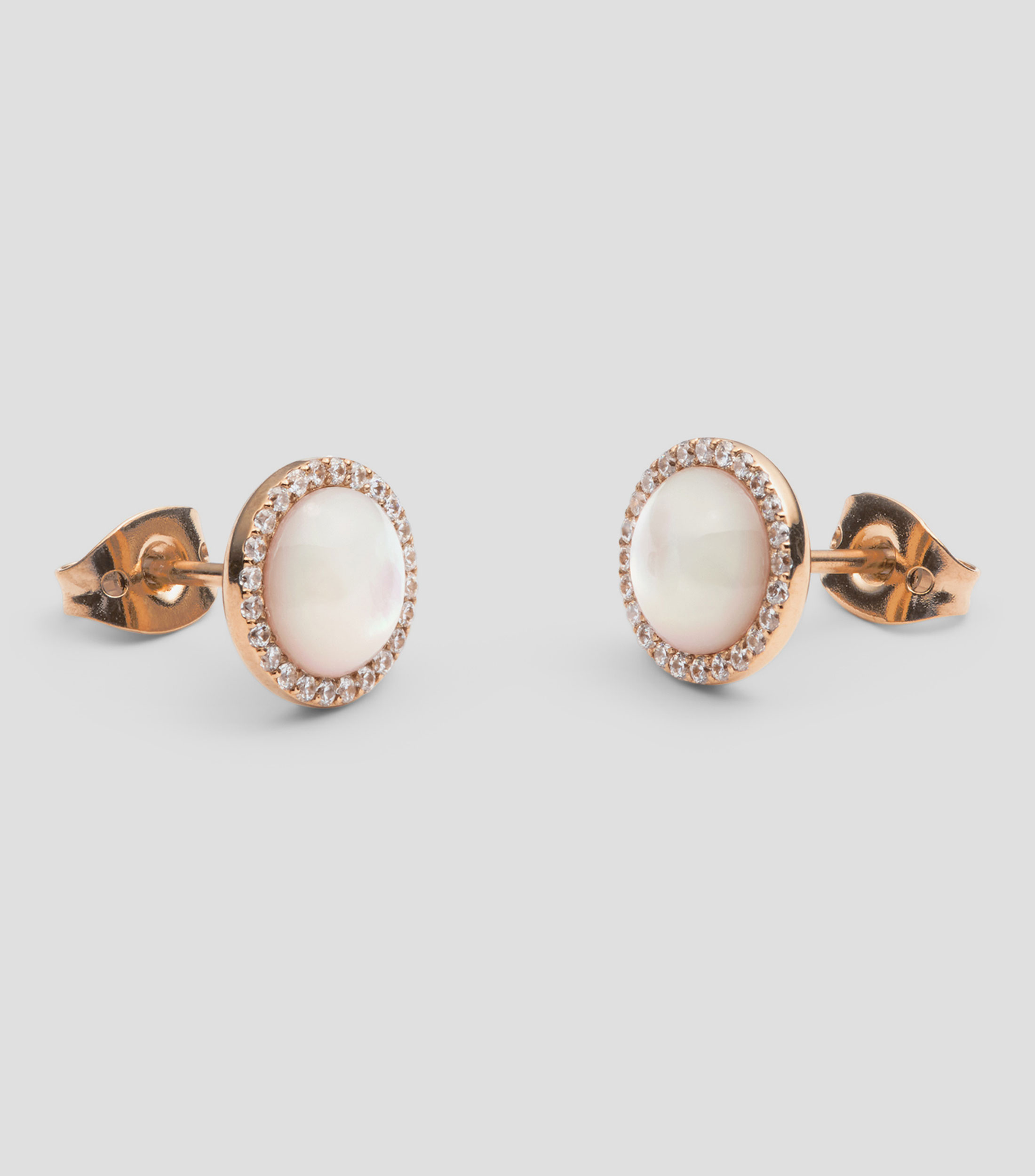 Aretes con madreperla Mujer