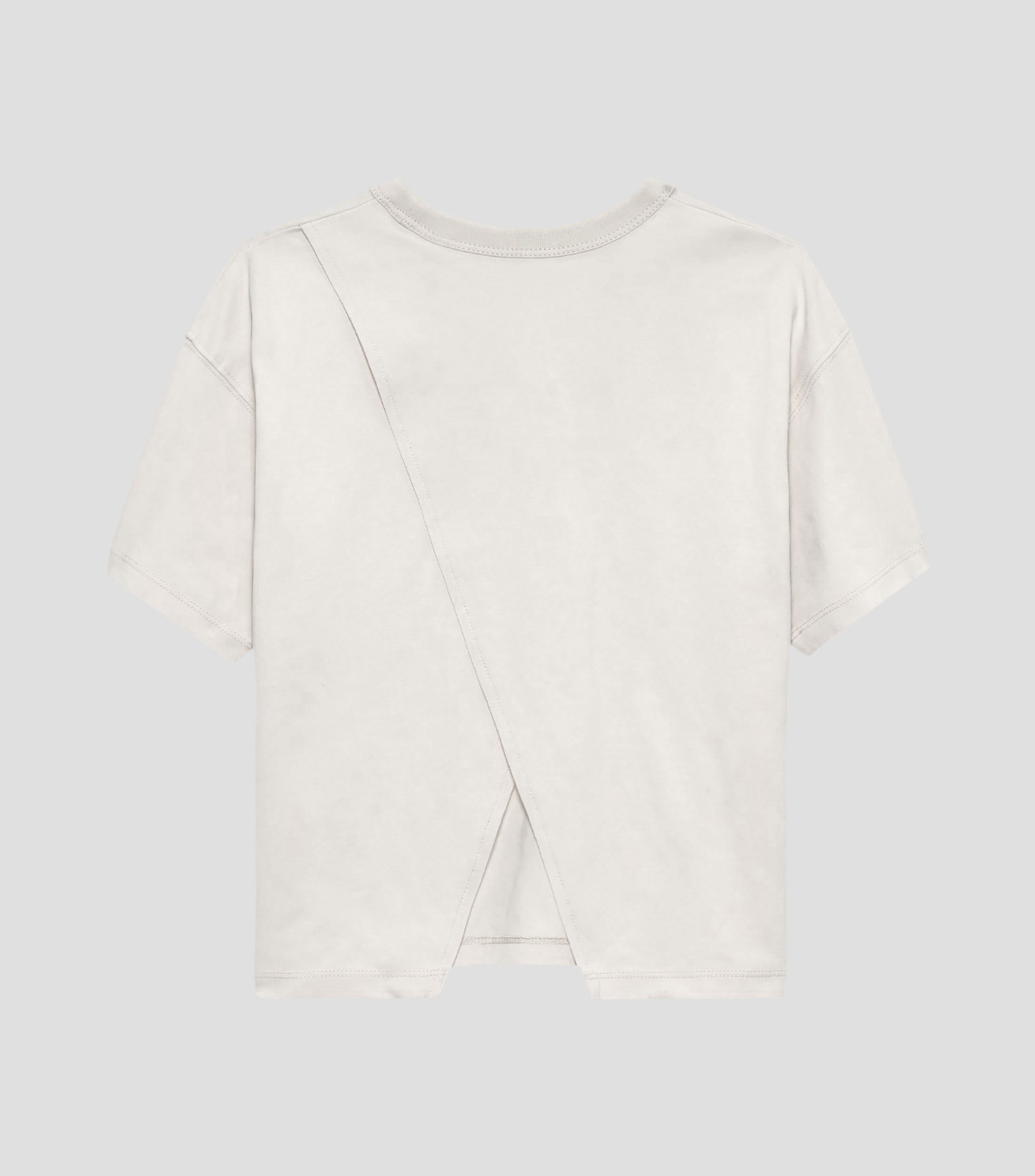 Playera cuello redondo manga corta lisa Niña