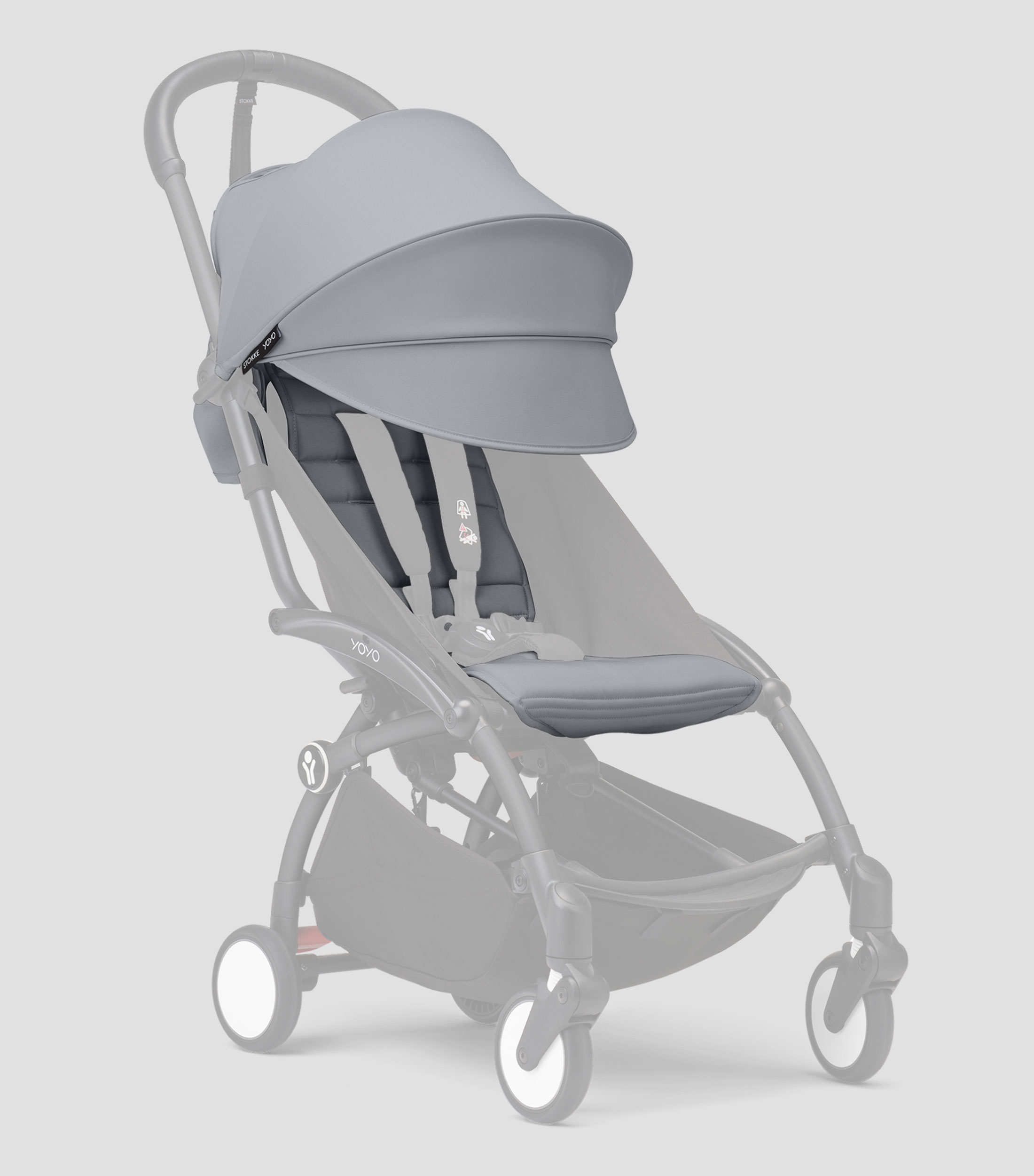 Asiento 6 Color Pack Stokke YOYO 3, Gris