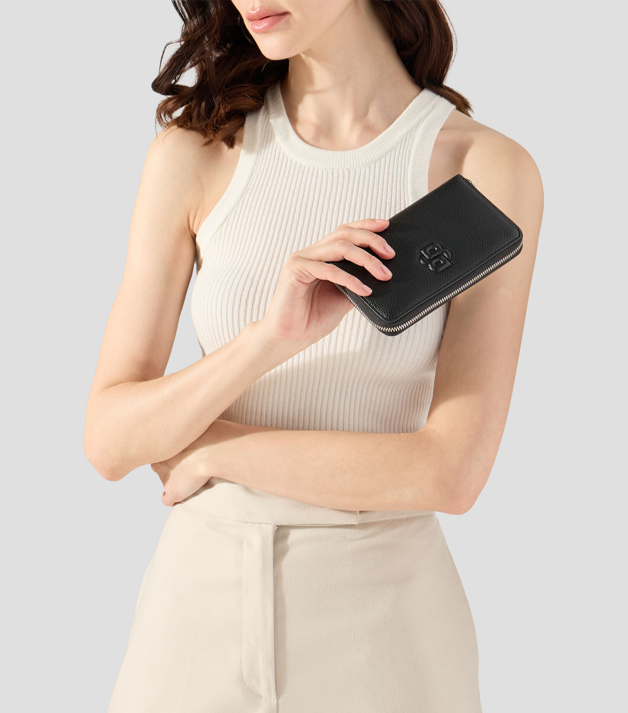 Cartera lisa Mujer