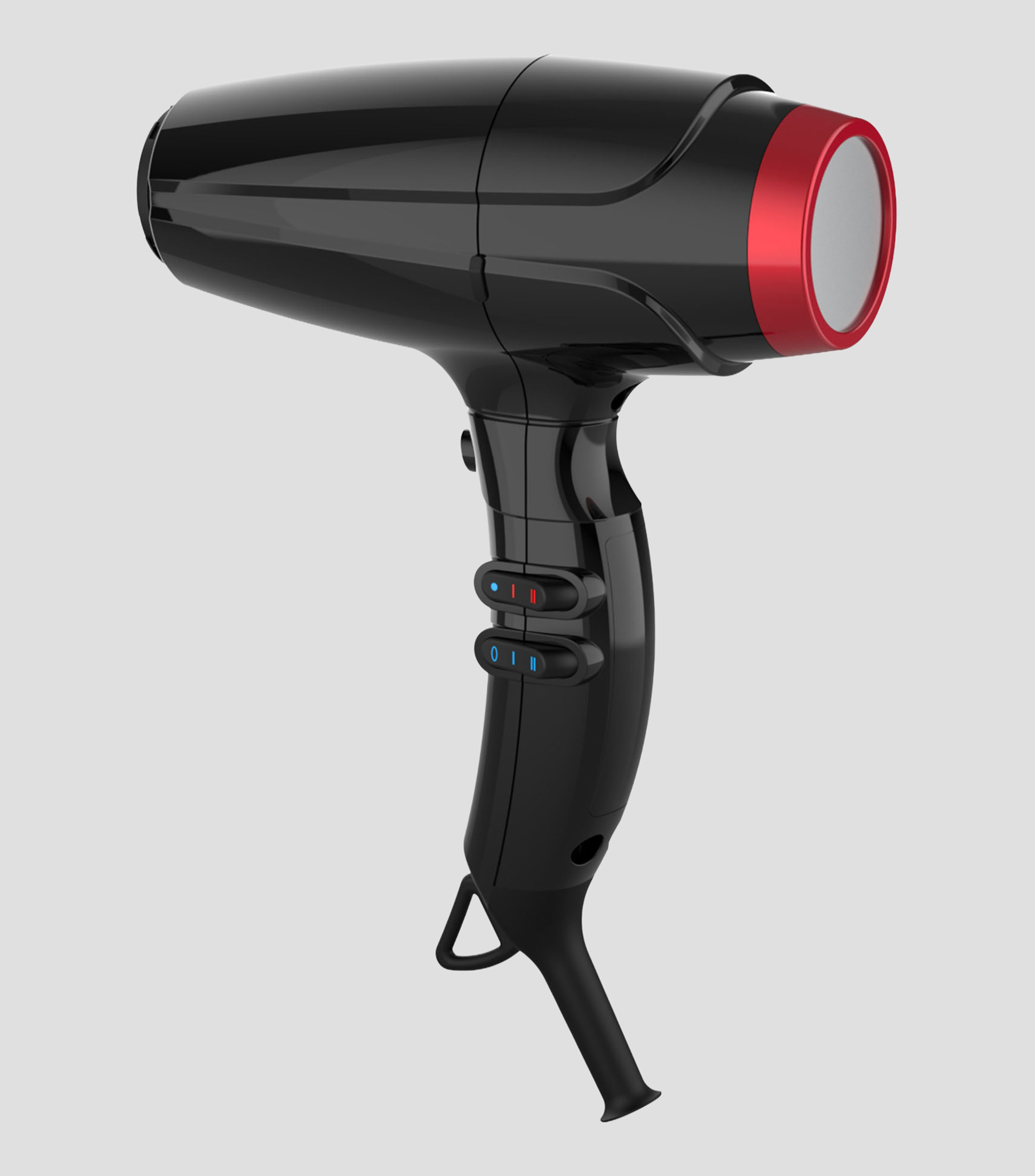 Secadora para Cabello Eléctrica Rápido Negra