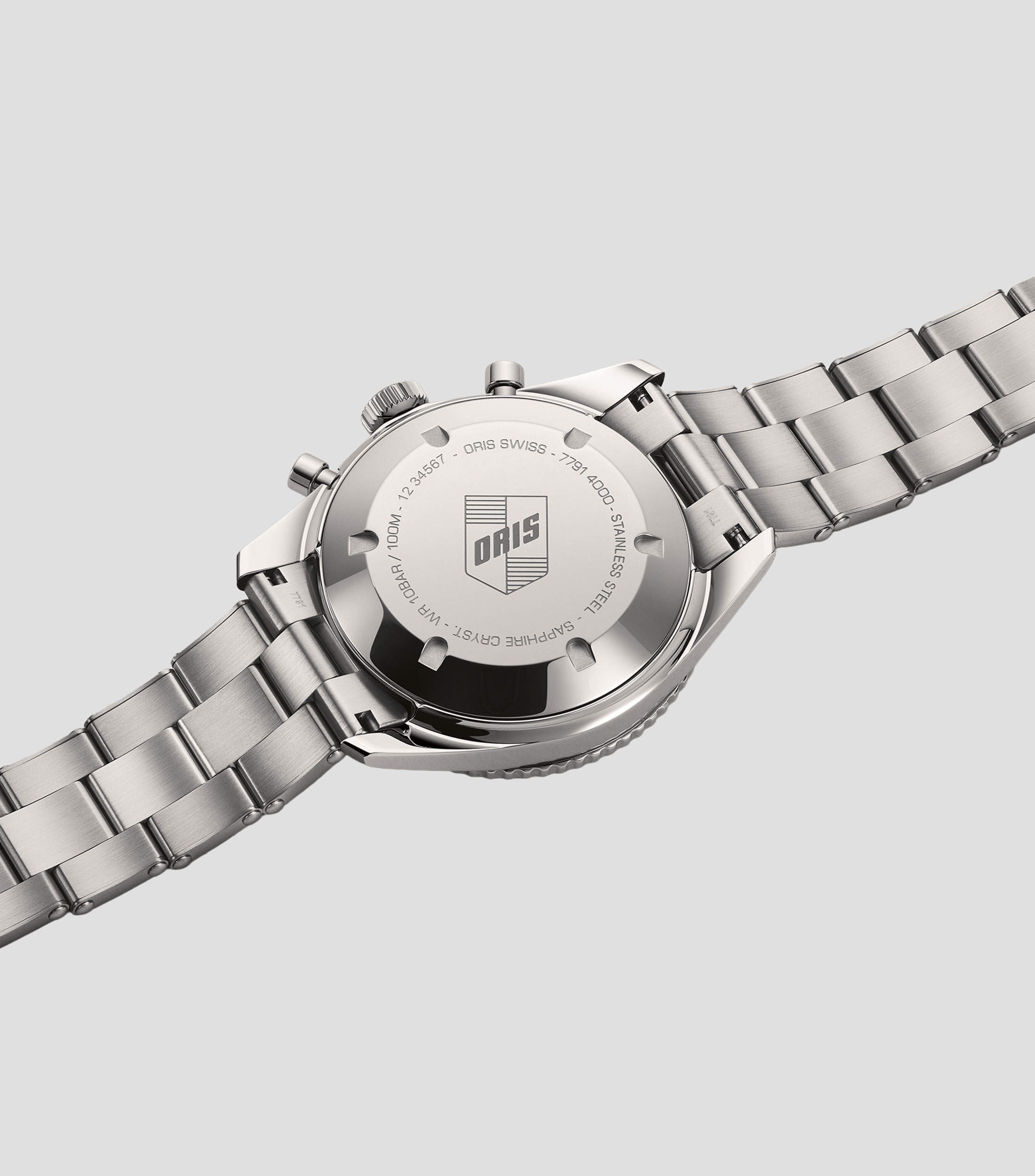 Reloj para Hombre Divers Sixty-Five Chronograph Deportivo, Plateado