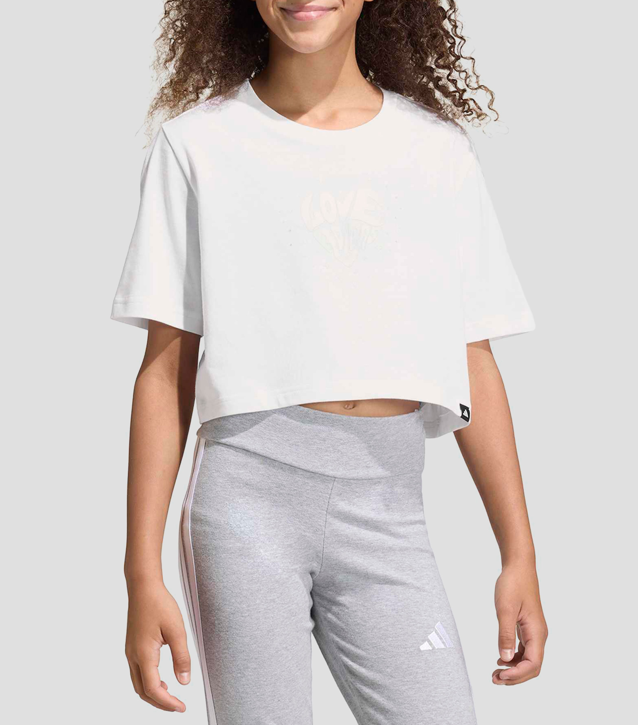 Playera cuello redondo manga corta Everyday Glam estampada Niña