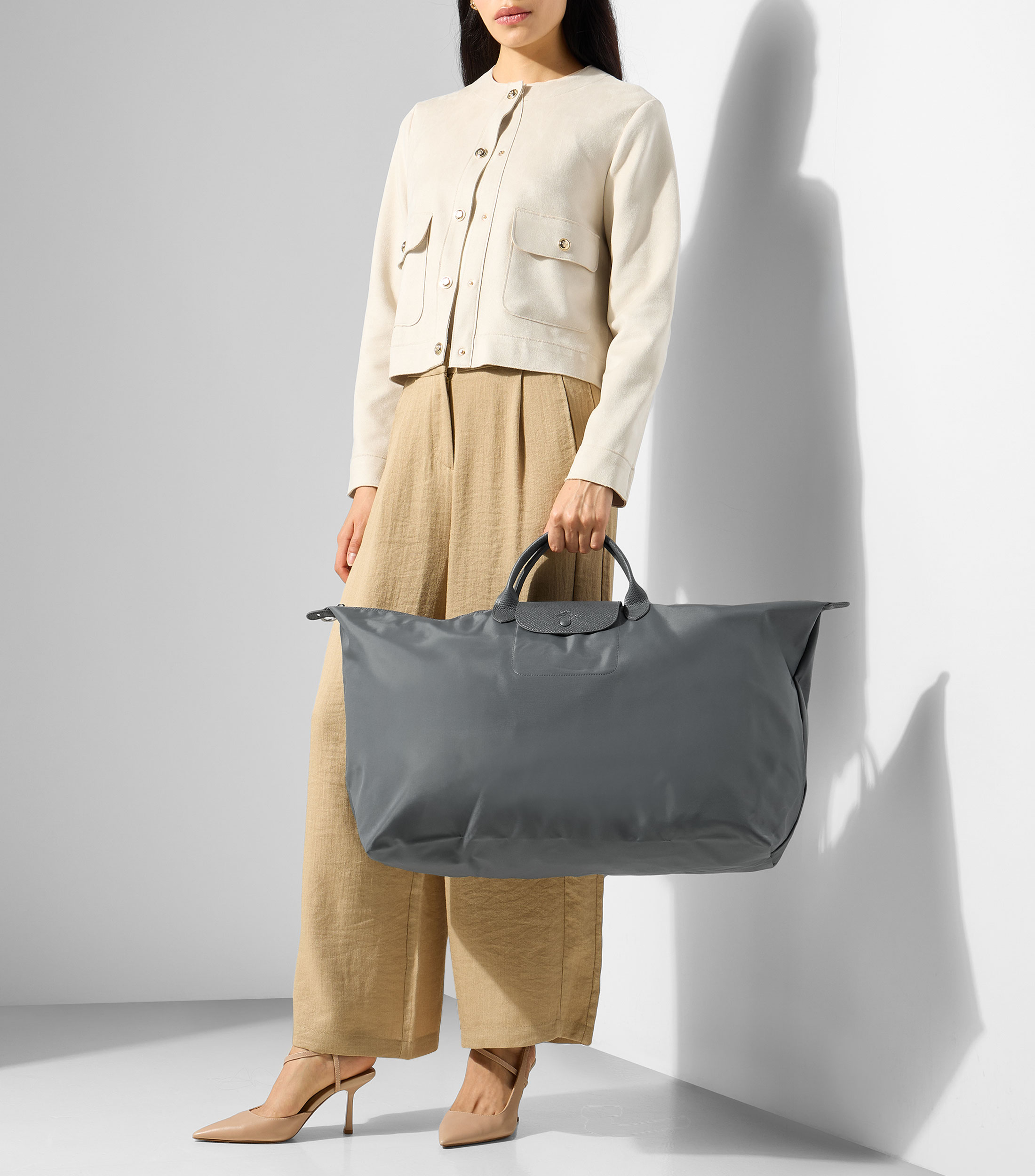 Bolsa de viaje lisa Mujer