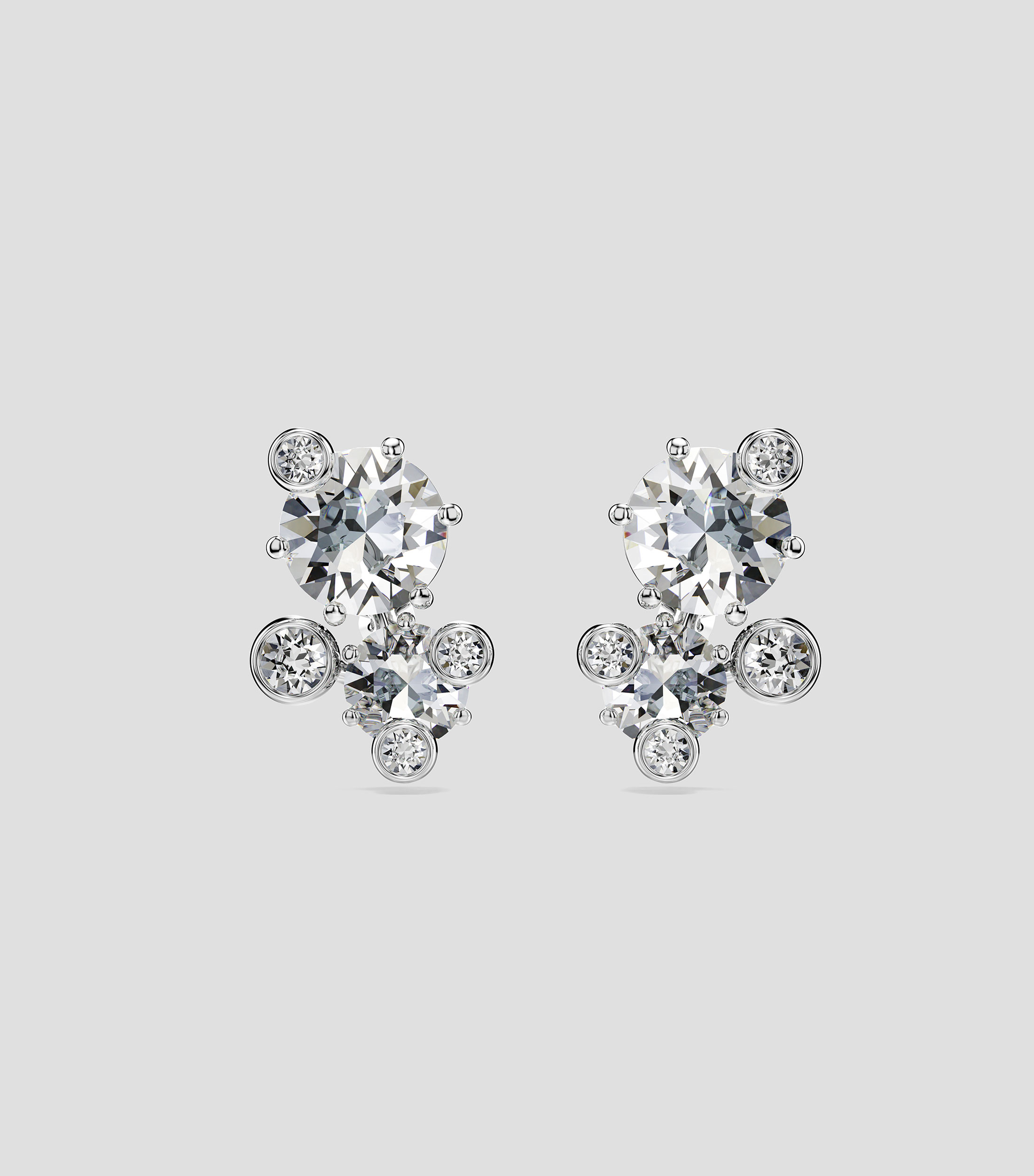 Aretes con cristales Constella Mujer