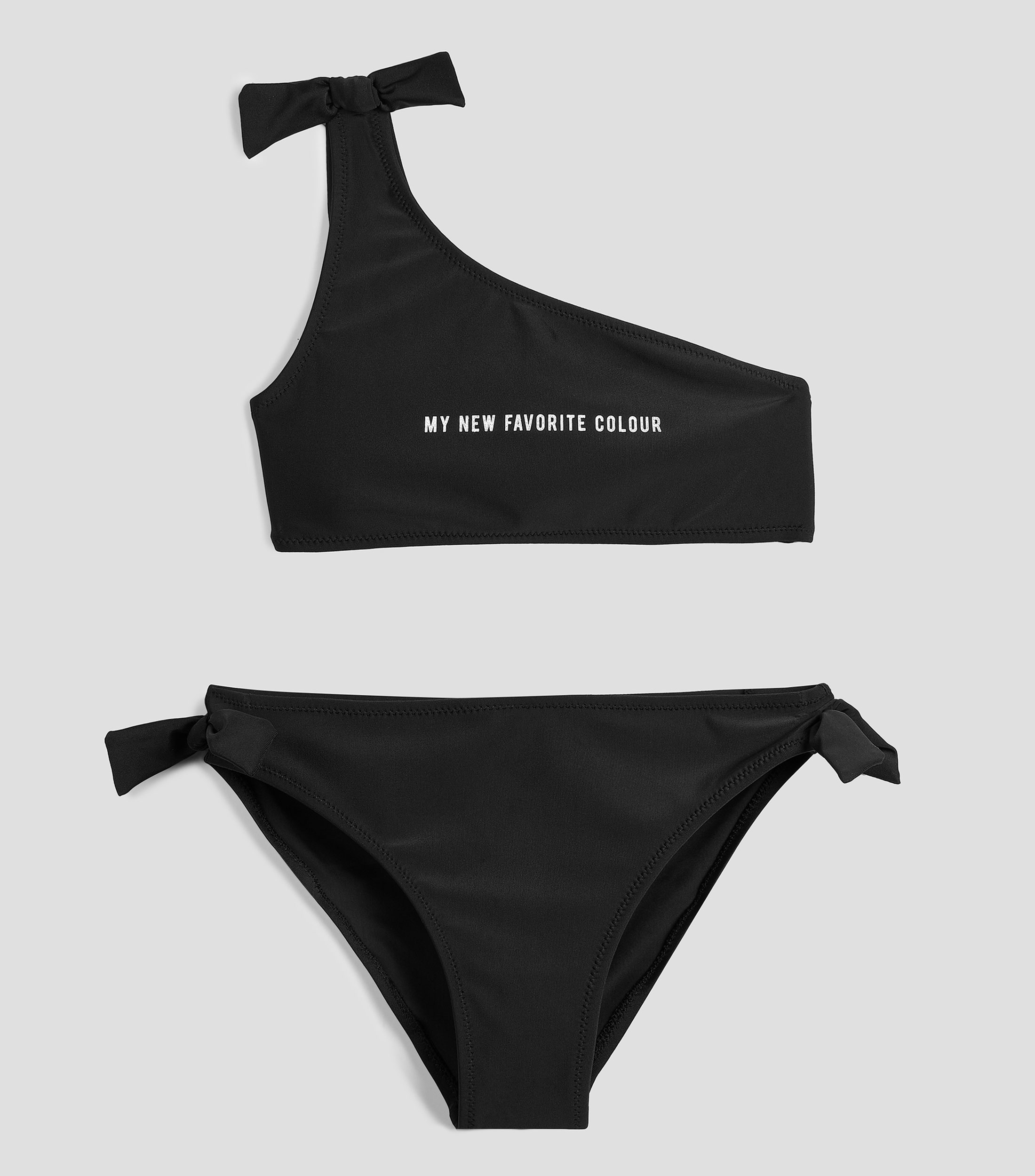 Bikini 2 piezas liso Niña