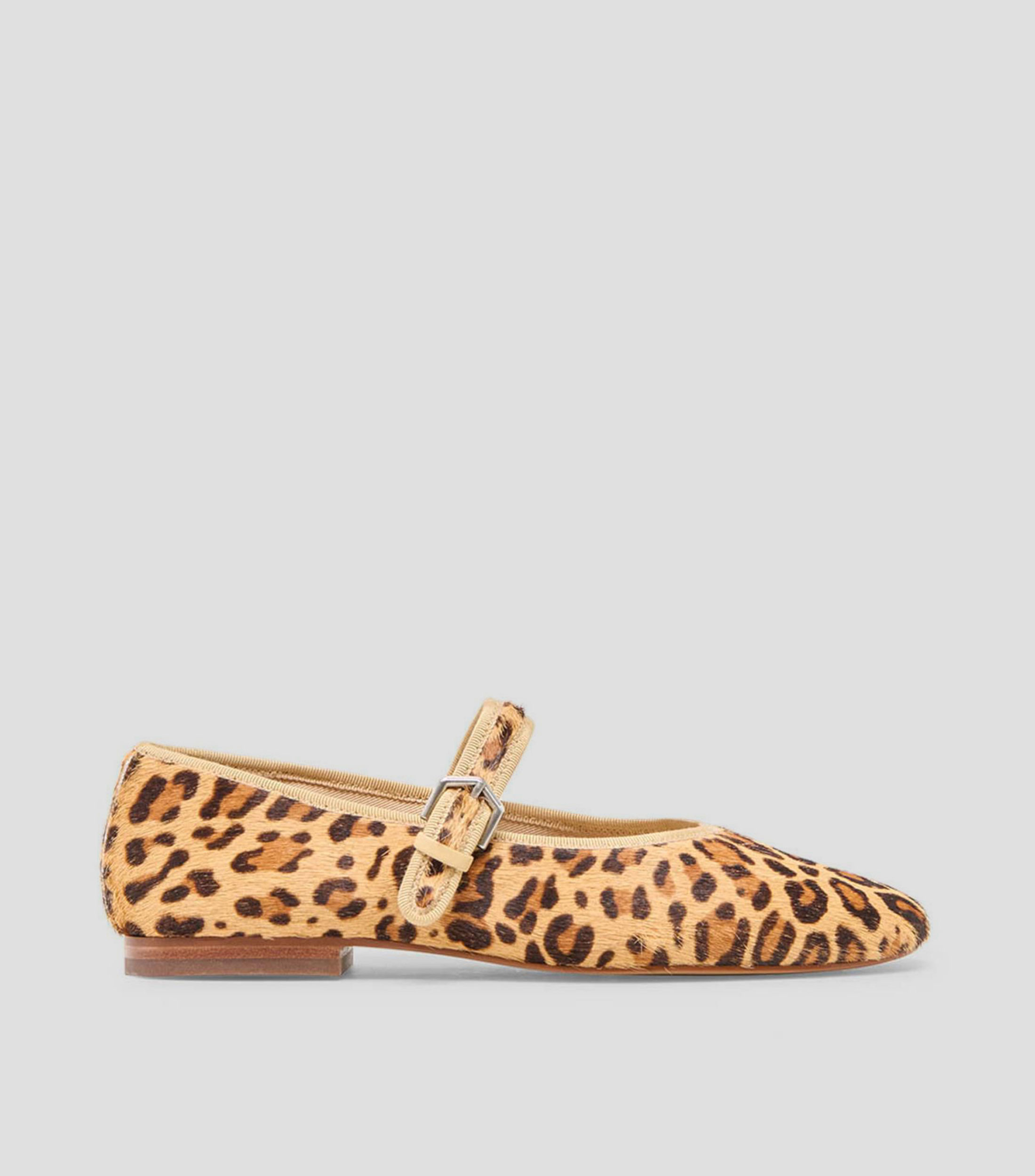 Flats Roslyn con tacón cuadrado animalprint Mujer