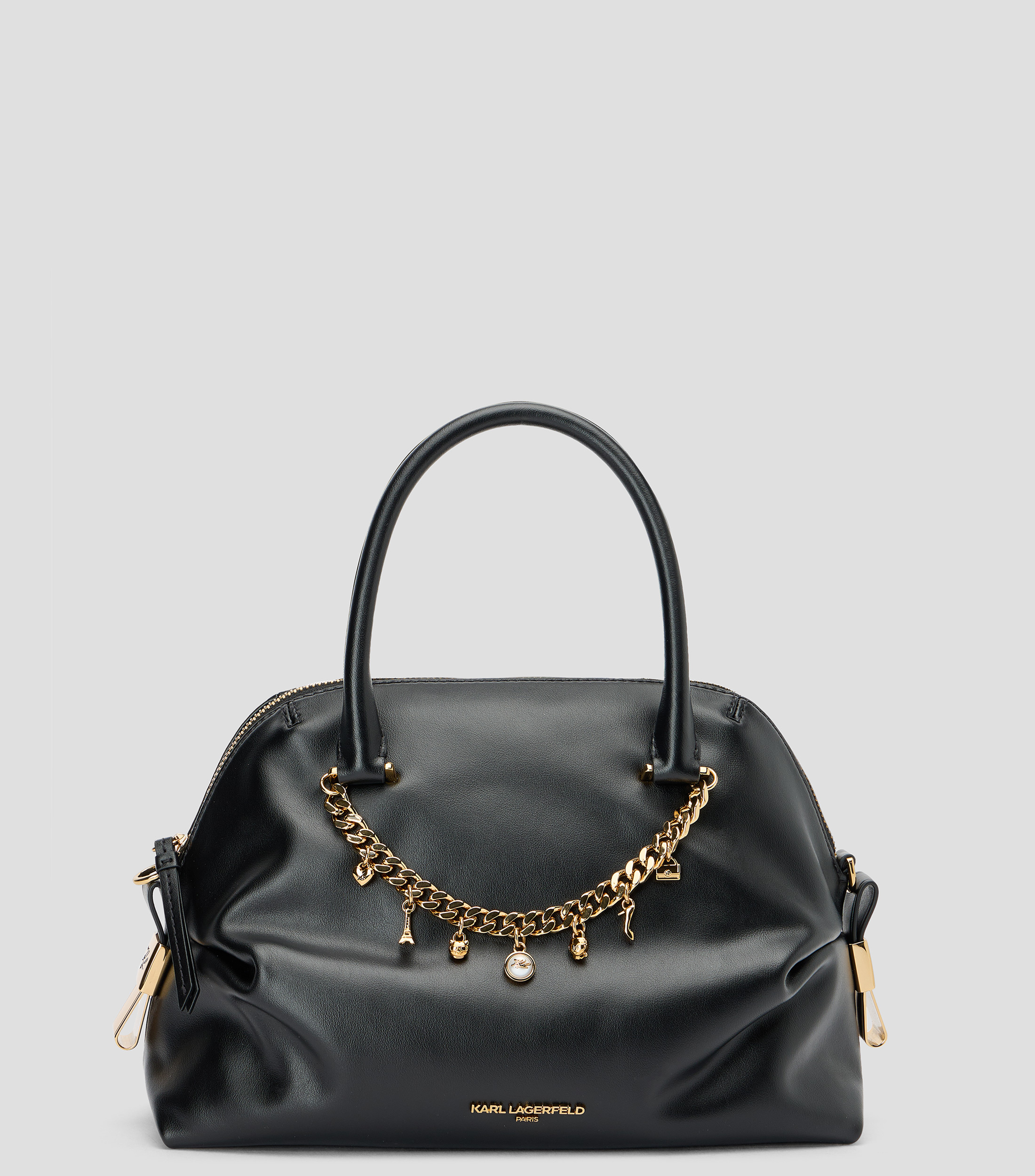 Bolsa Satchel Charlaine en piel lisa Mujer
