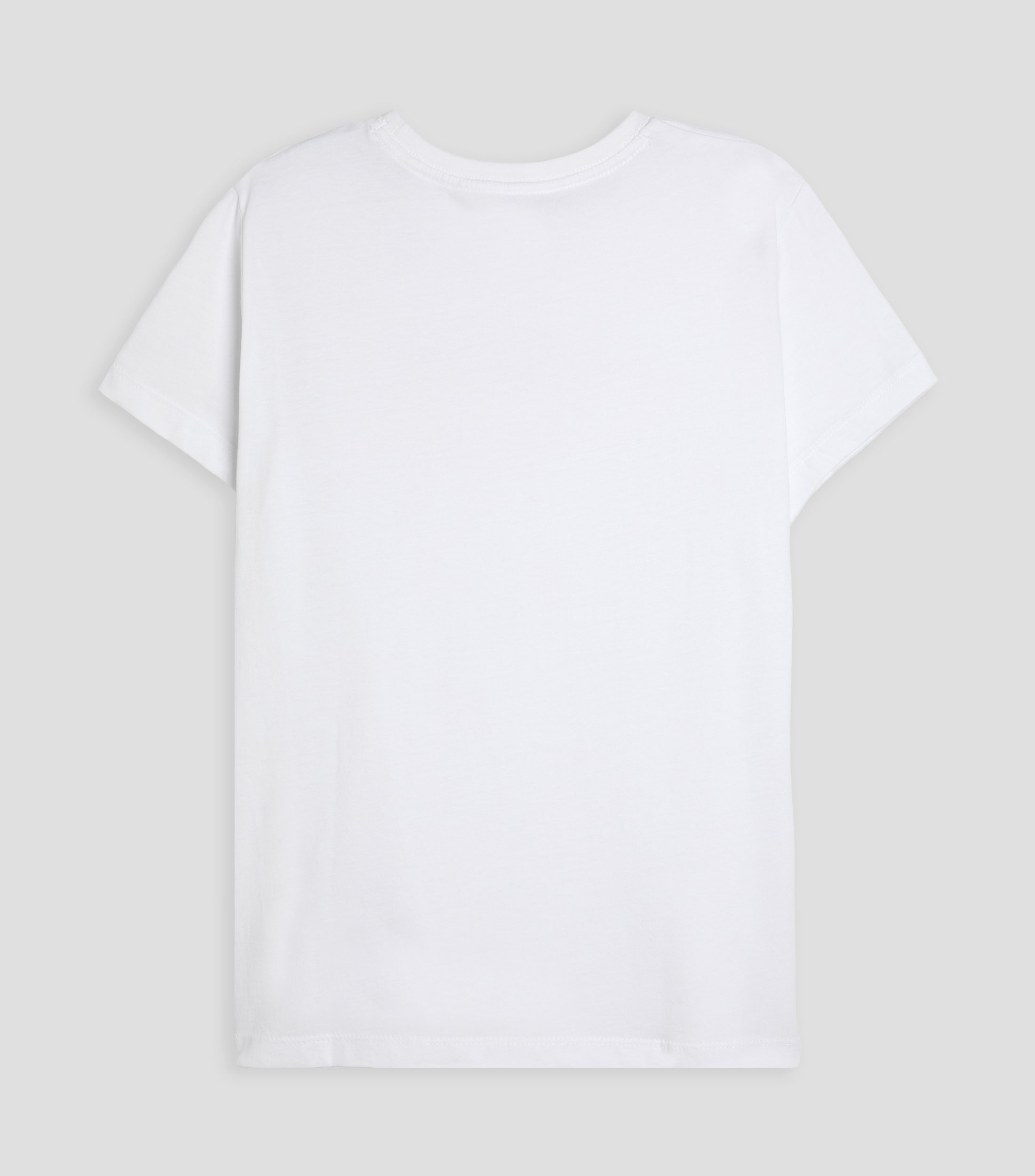 Playera cuello redondo manga corta lisa Niña